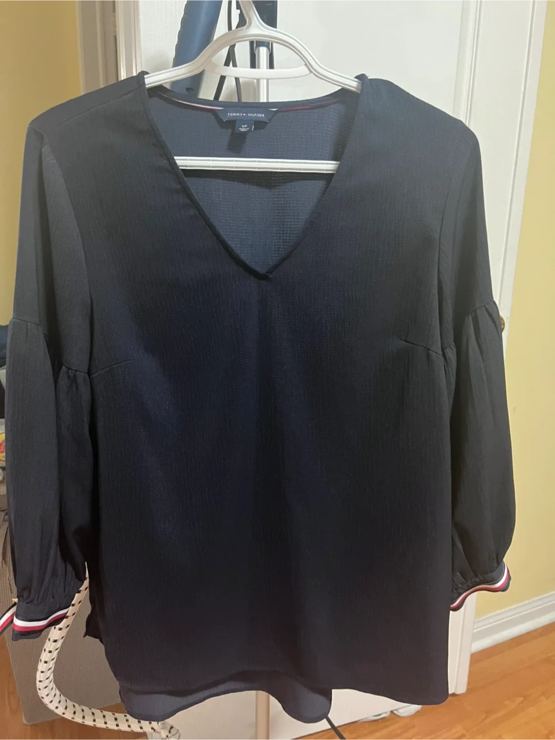 Tommy Hilfiger Navy Blouse - Size S image indicator(4)