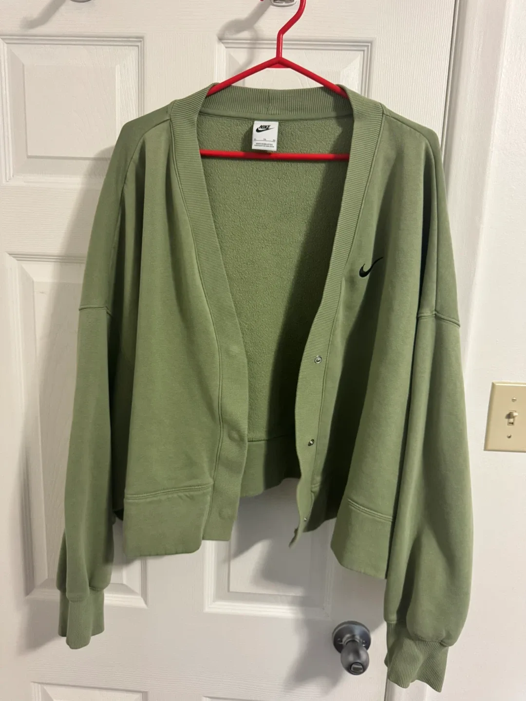 Nike Cardigan - Size XL womens, Olive Green image indicator(4)