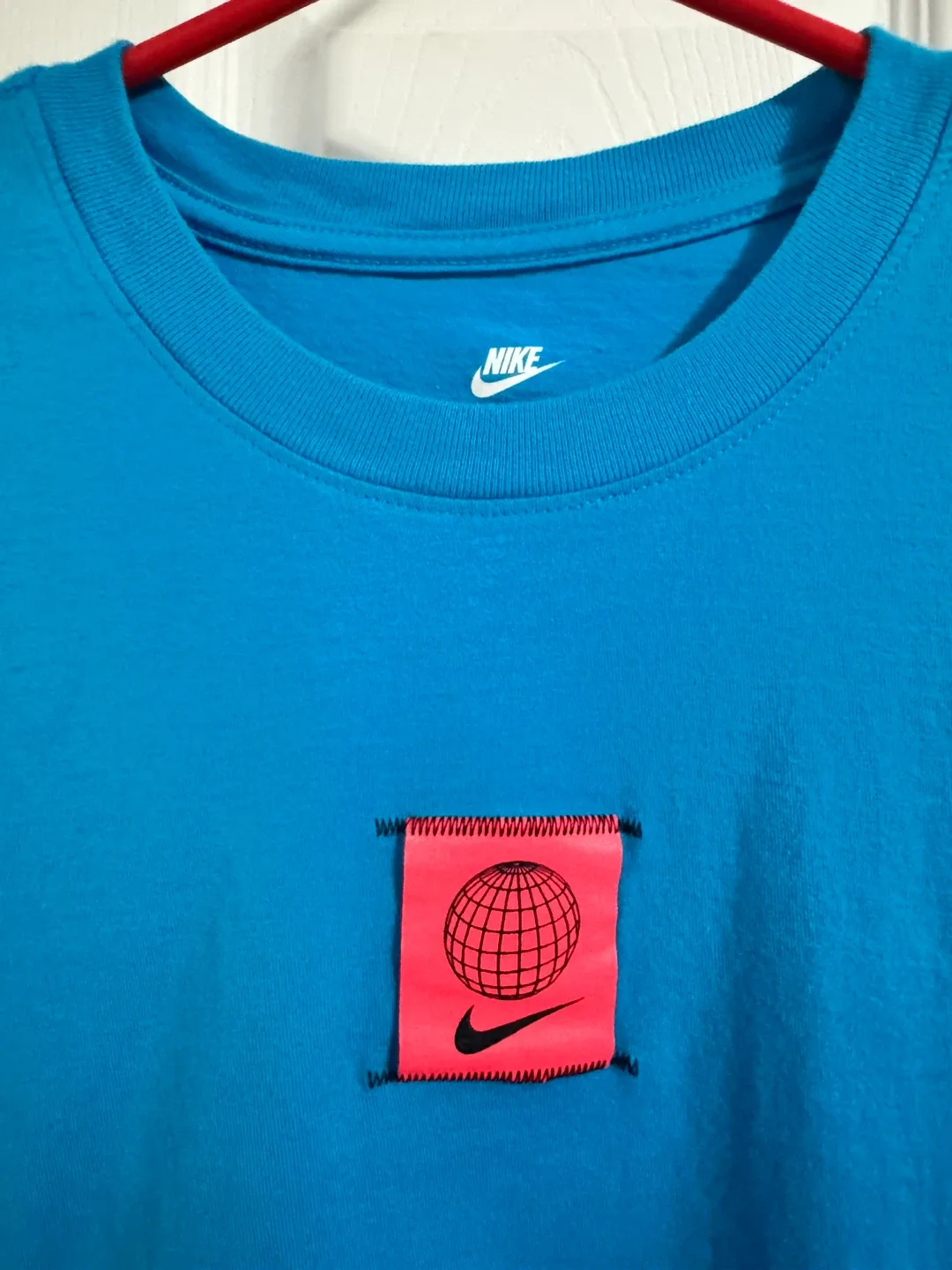 Nike Worldwide L/S Tee - Blue, Size L image indicator(2)
