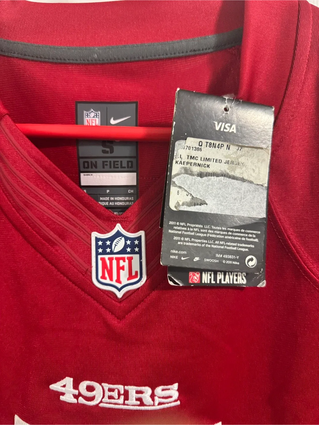Nike NFL 49ers Kaepernick Jersey - Size Small image indicator(2)