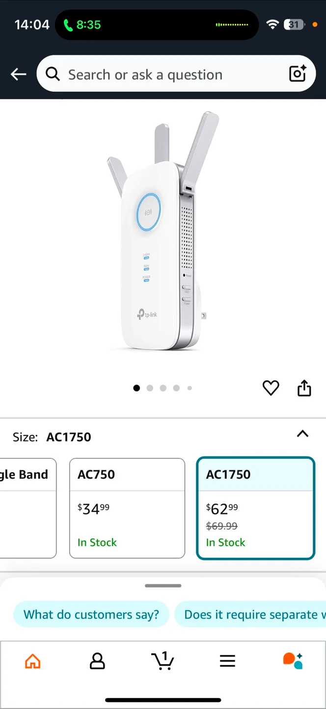 TP-Link AC1750 WiFi Range Extender (RE450) - New image indicator(5)