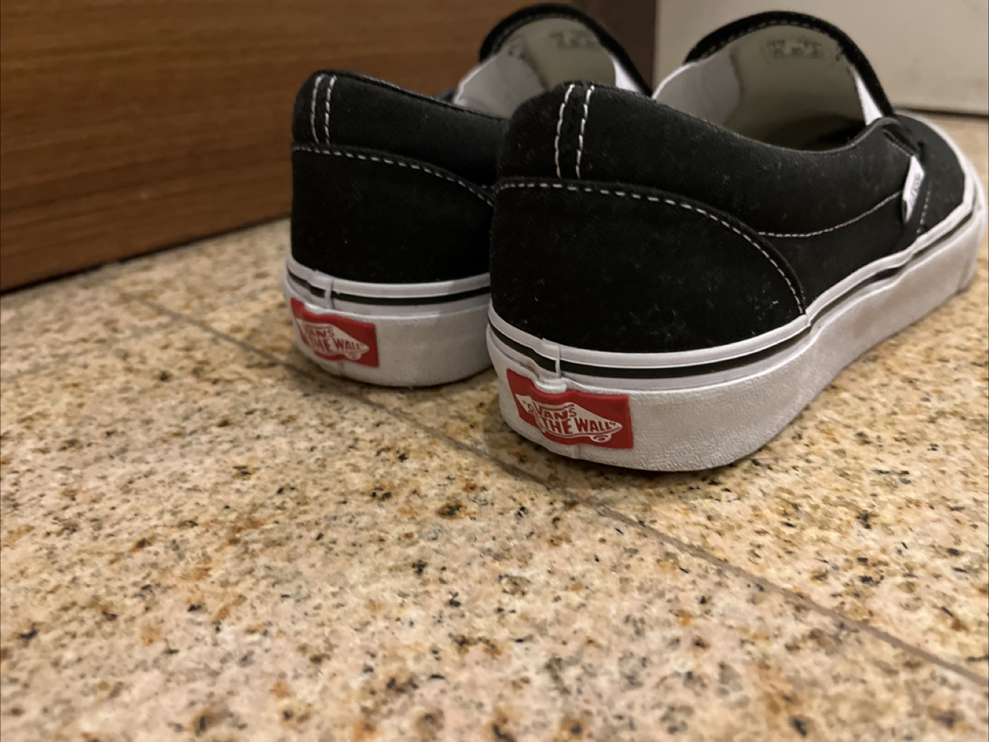 Vans Slip-On Shoes - Black, Size 7 - photo 2