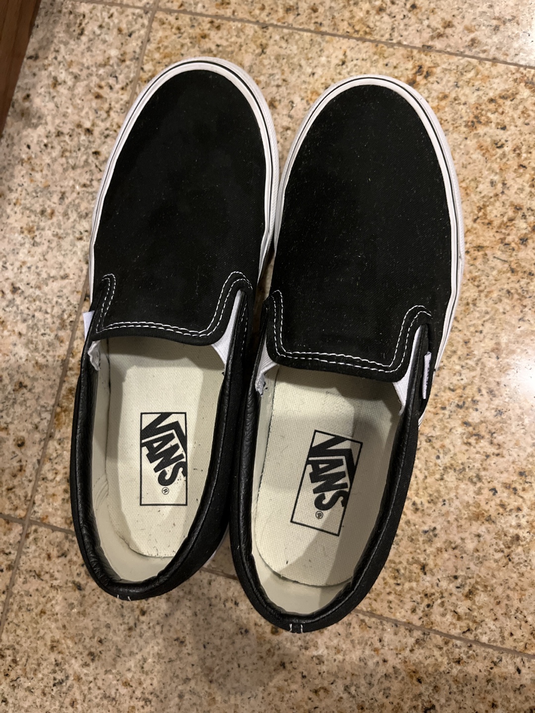 Vans Slip-On Shoes - Black, Size 7