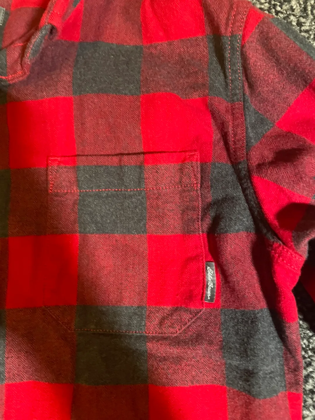 Eddie Bauer Red & Black Flannel - Size S image indicator(4)
