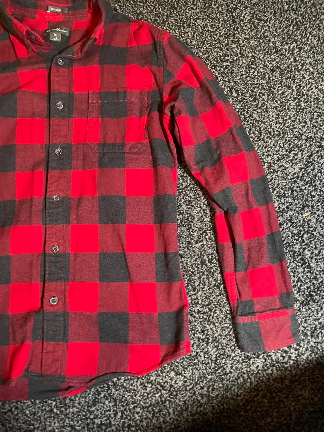 Eddie Bauer Red & Black Flannel - Size S image indicator(2)