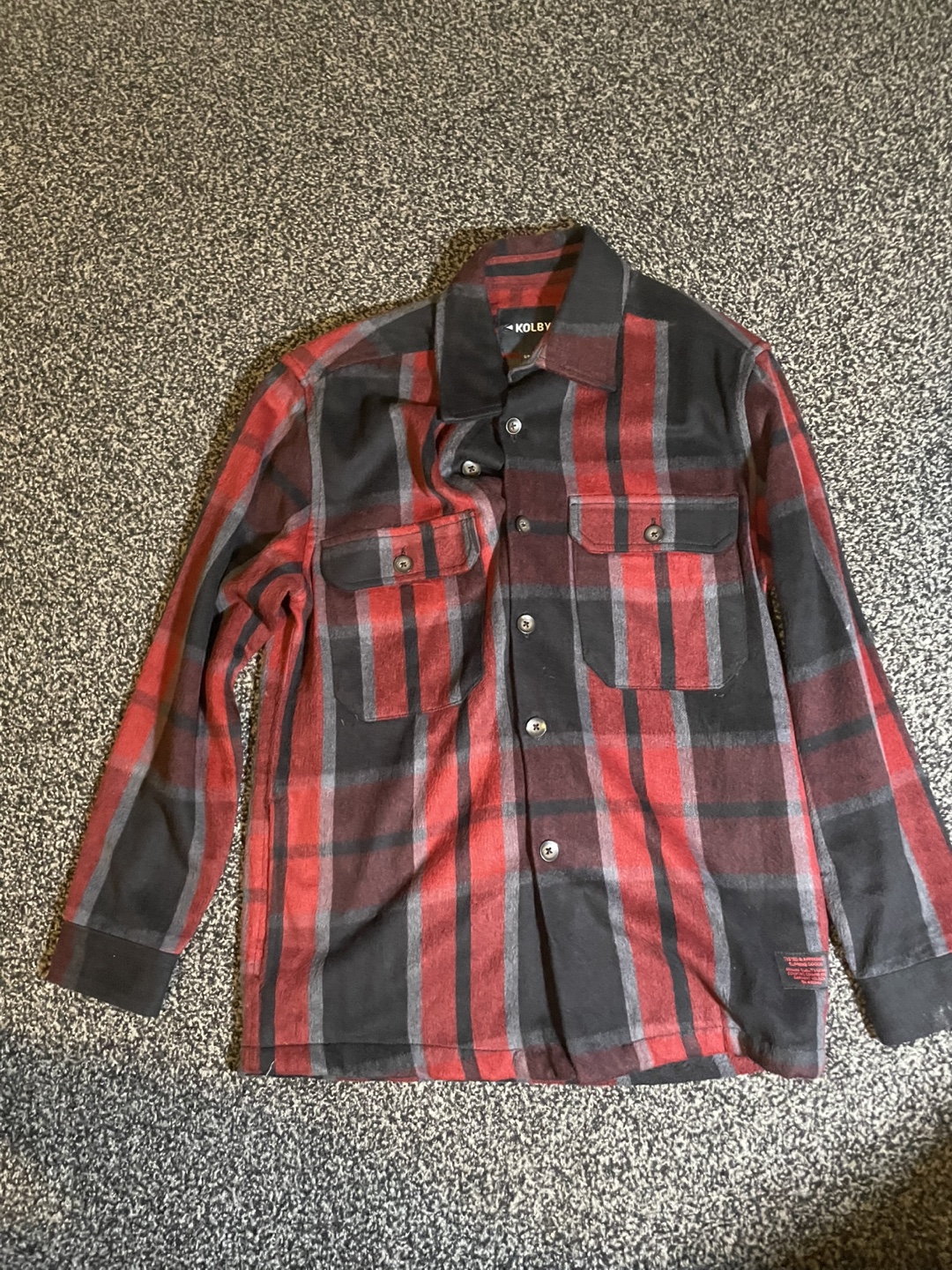 Kolby Plaid Flannel Shirt - Size S/P