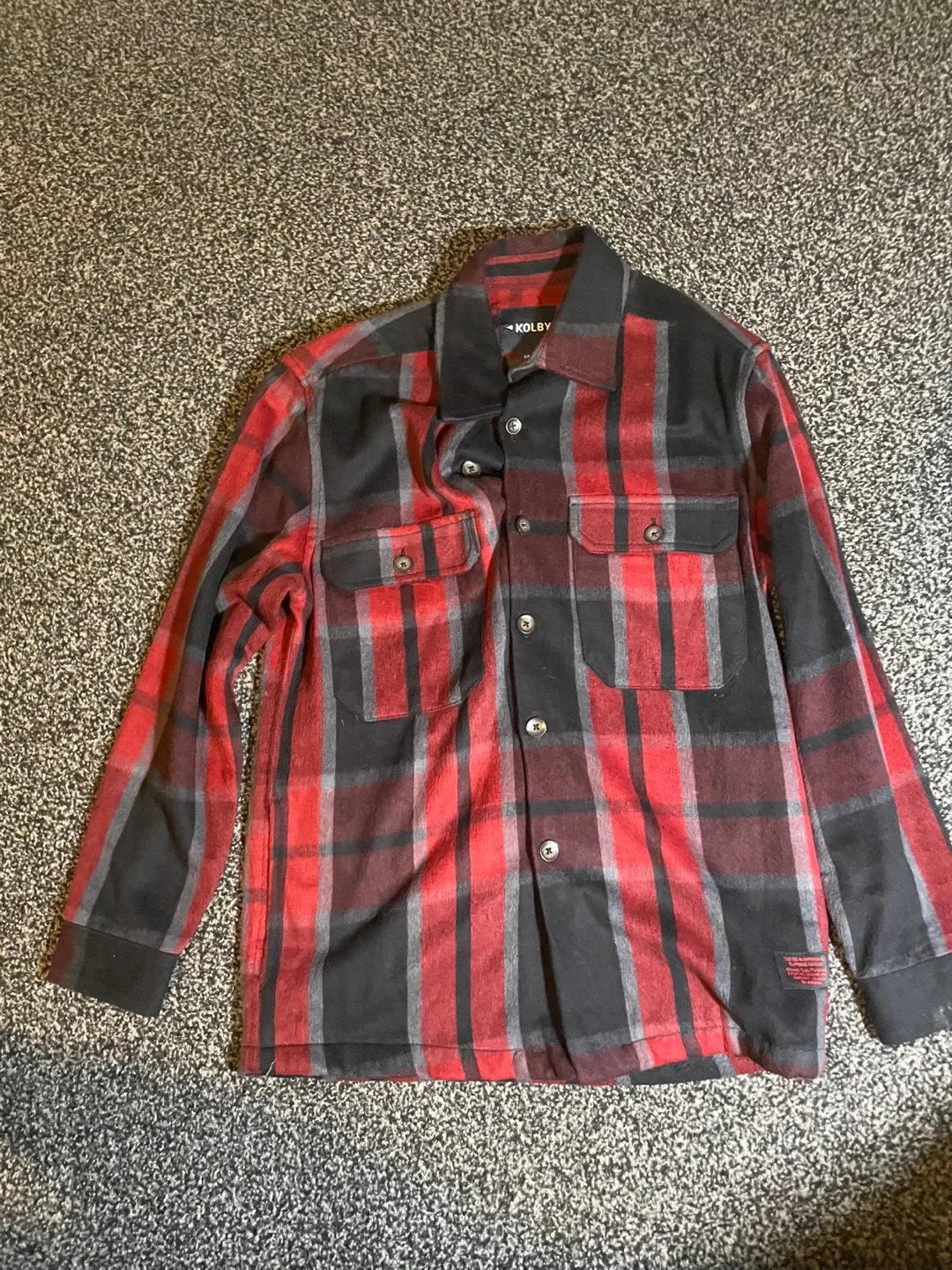 Kolby Plaid Flannel Shirt - Size S/P thumbnail