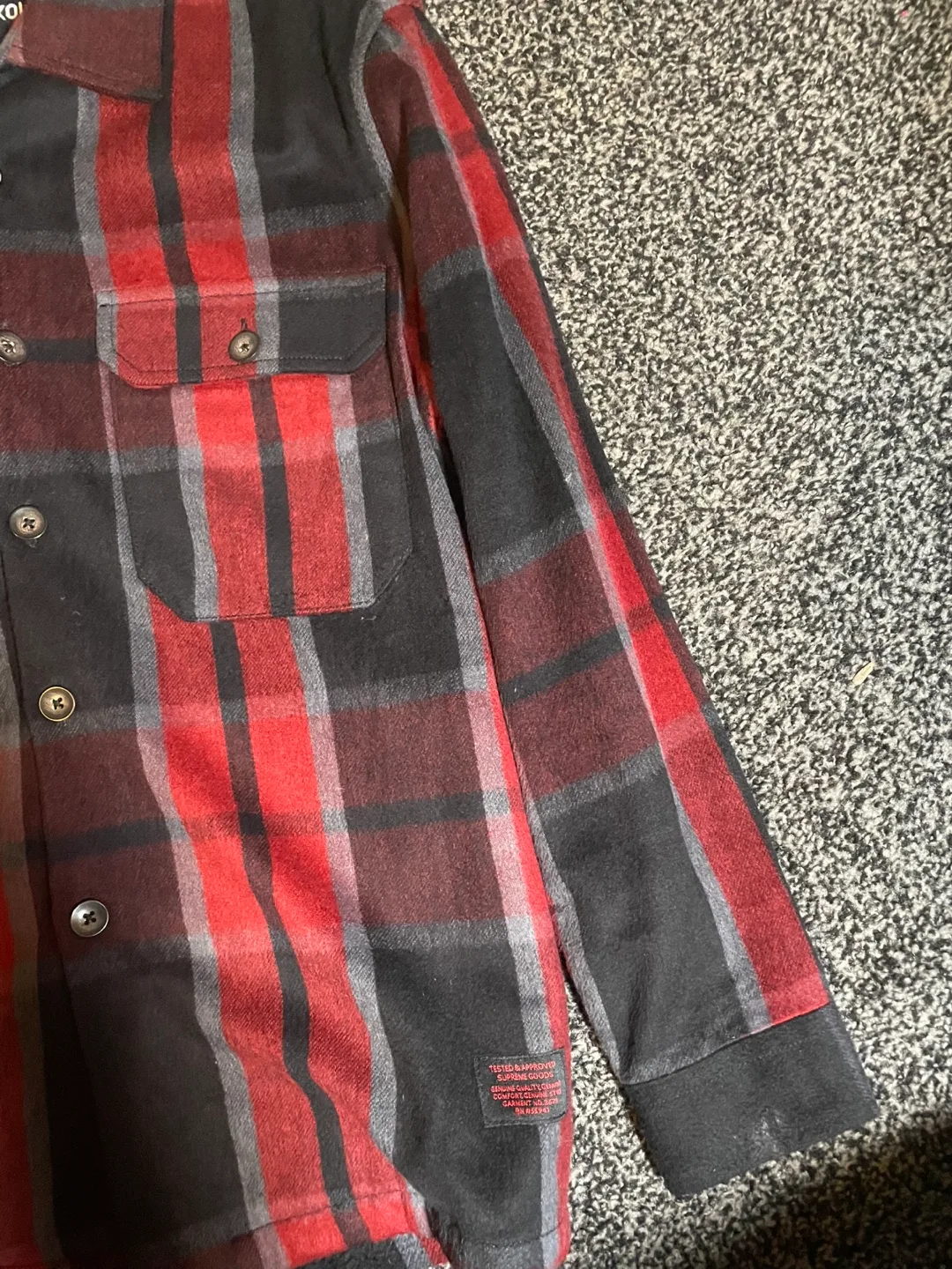 Kolby Plaid Flannel Shirt - Size S/P image indicator(2)