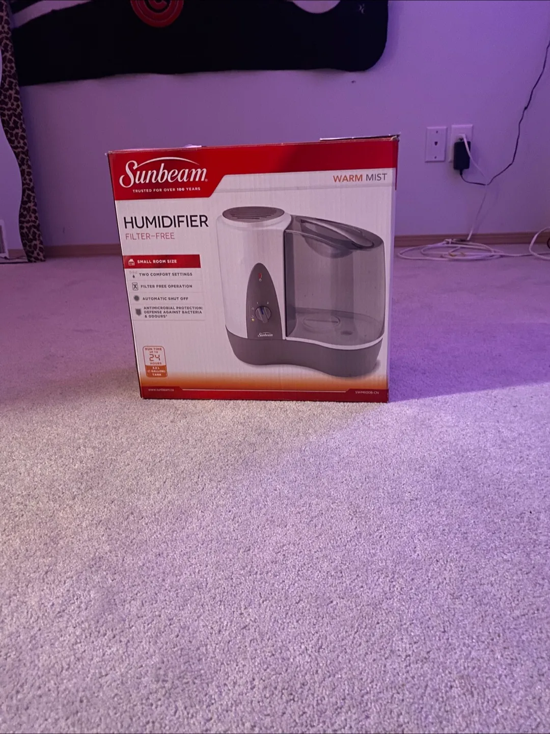 Sunbeam Warm Mist Humidifier - Filter-Free image indicator(2)