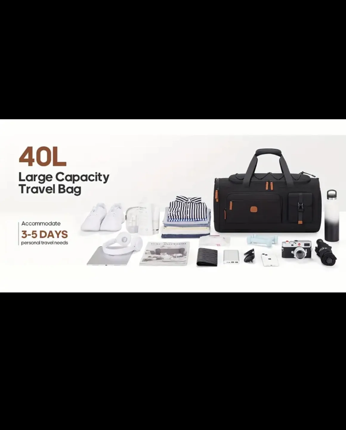 Brand New UKEIN 40L Large Capacity Travel Bag image indicator(2)