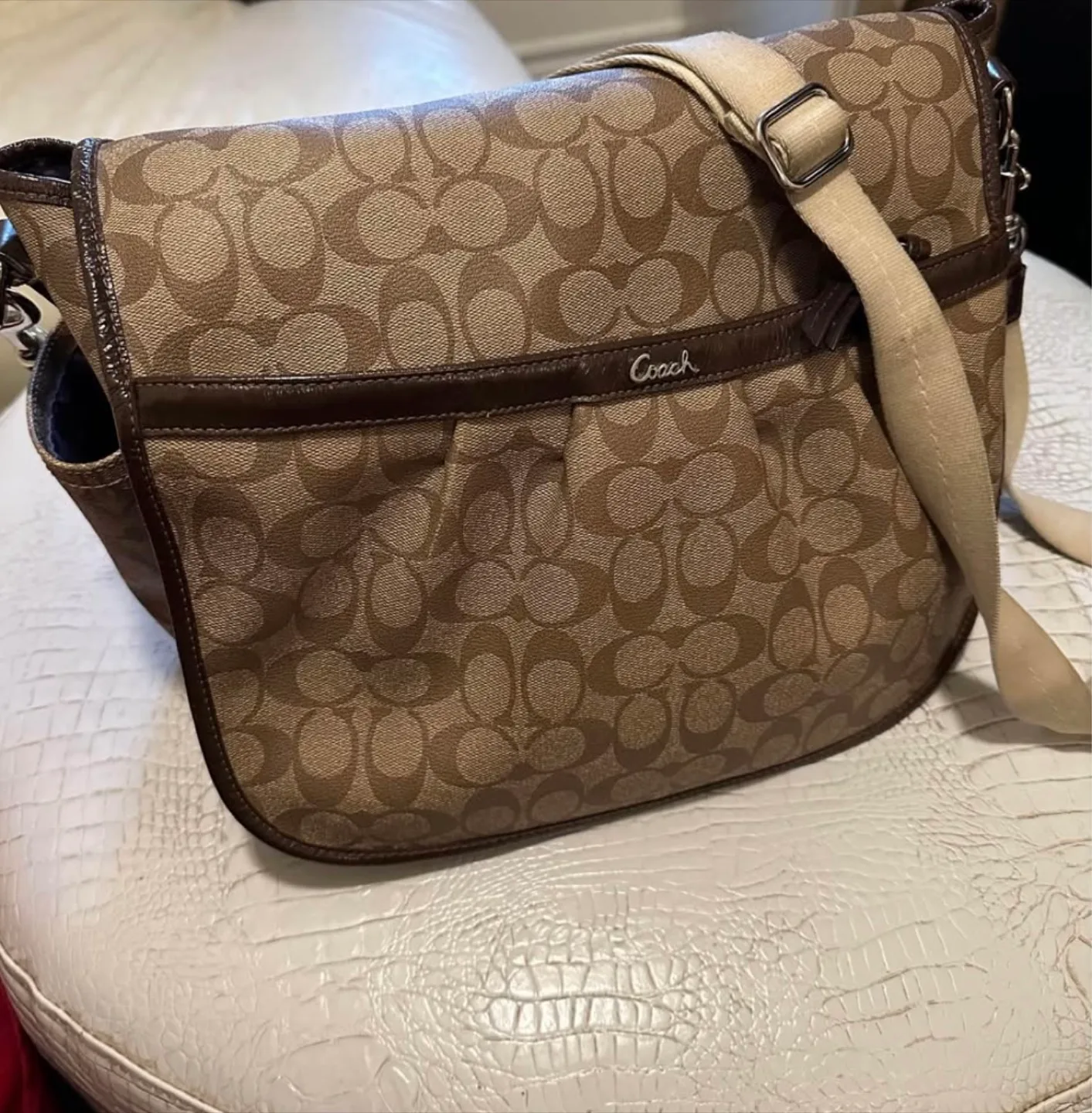 Coach Diaper Bag - Brown thumbnail