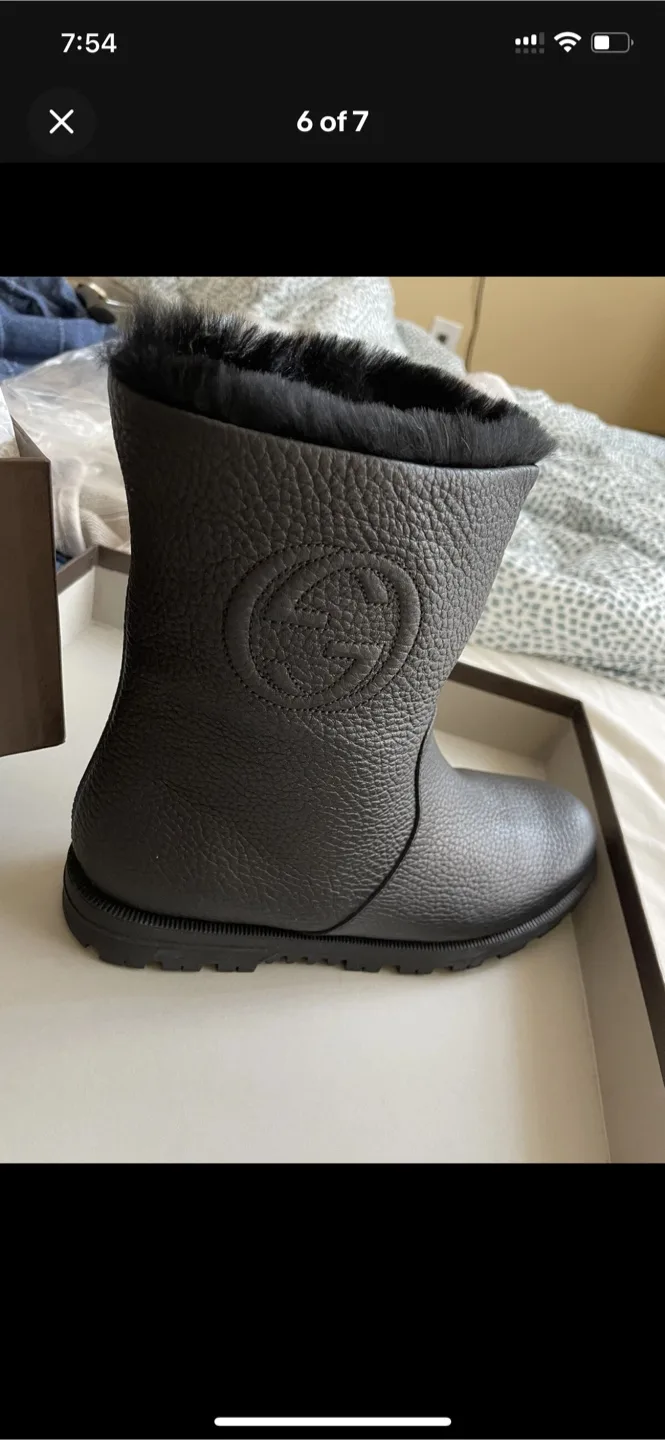 Gucci Winer Boots AODGO Women's Size 36 image indicator(5)