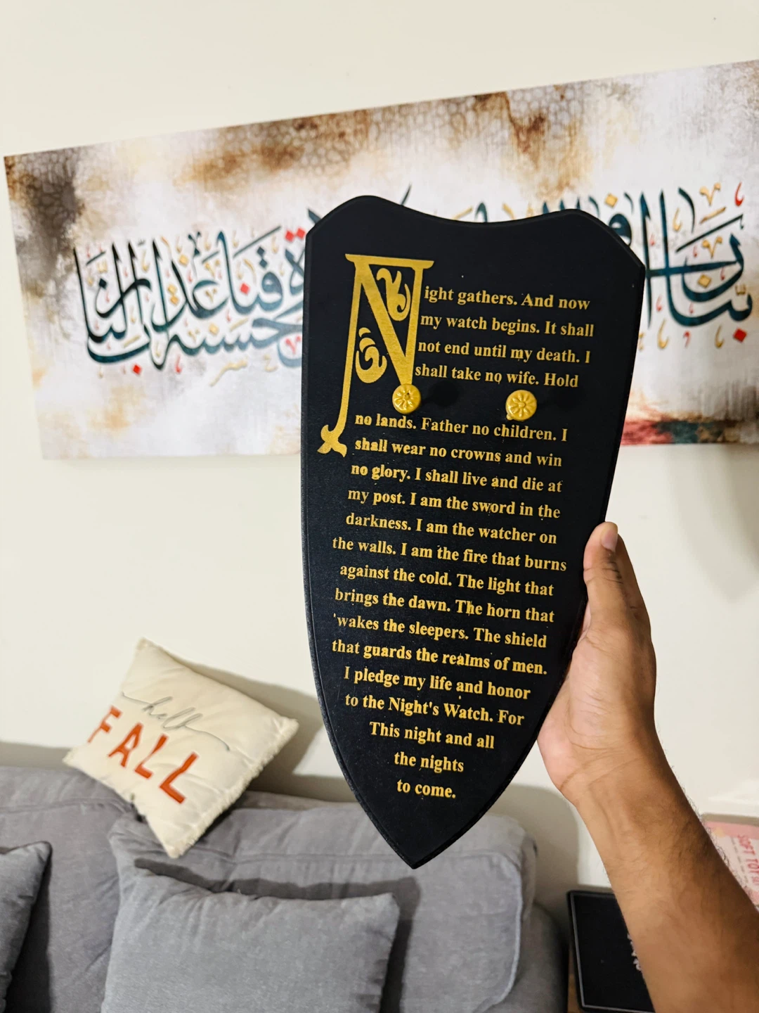 Game of Thrones jon Snow Sword with sheild - photo 2