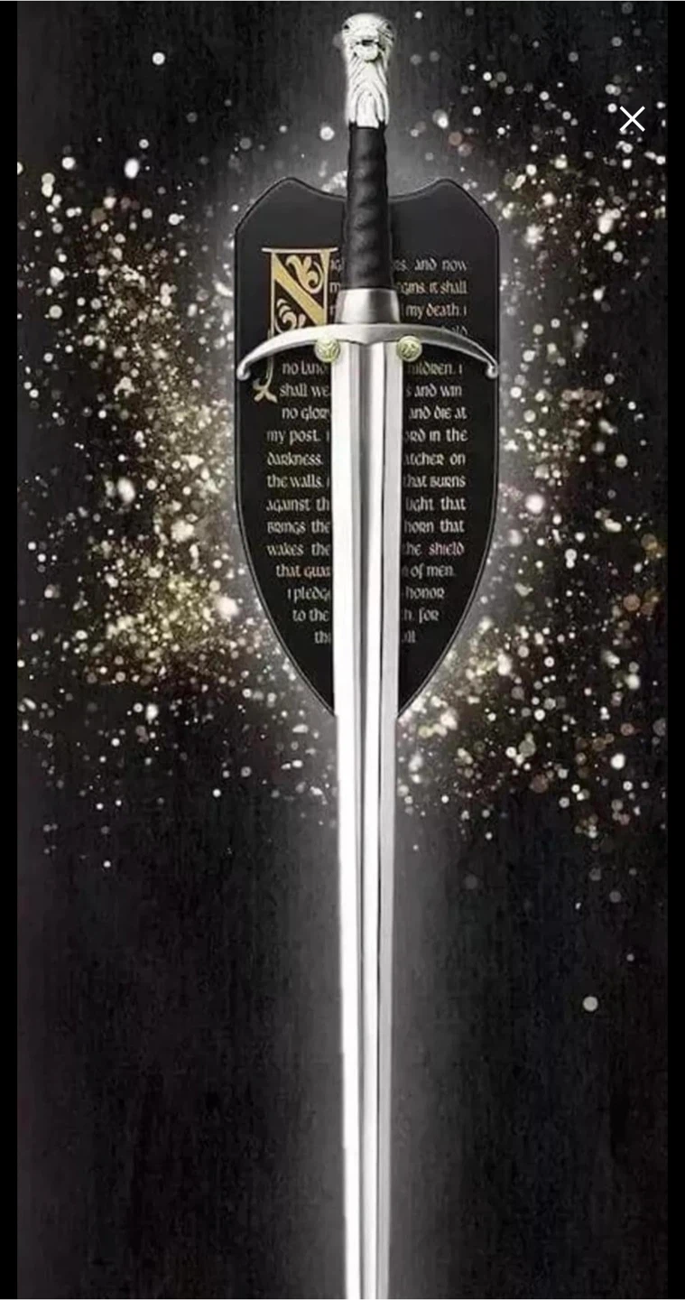 Game of Thrones jon Snow Sword with sheild - photo 5