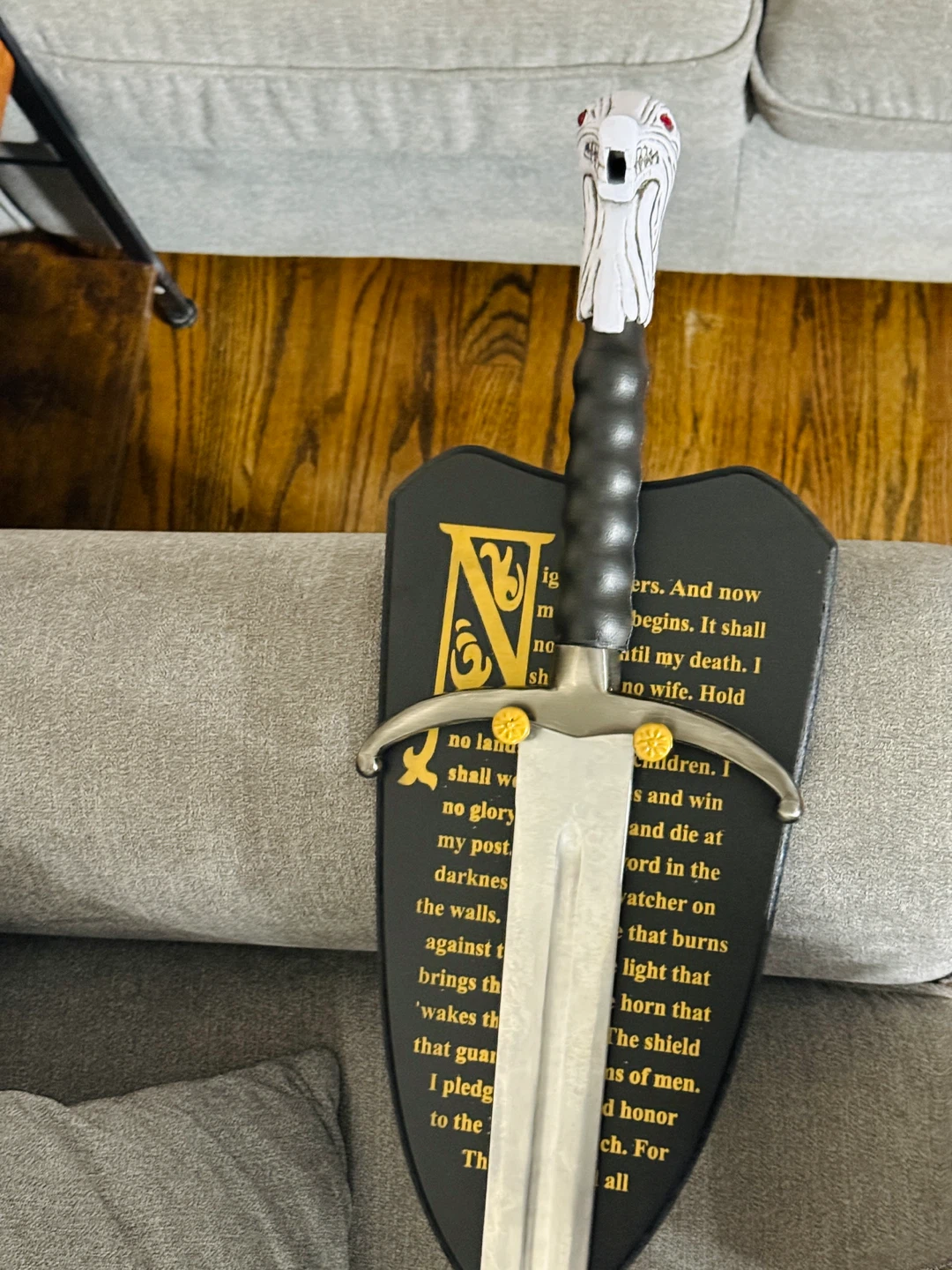 Game of Thrones jon Snow Sword with sheild - photo 4