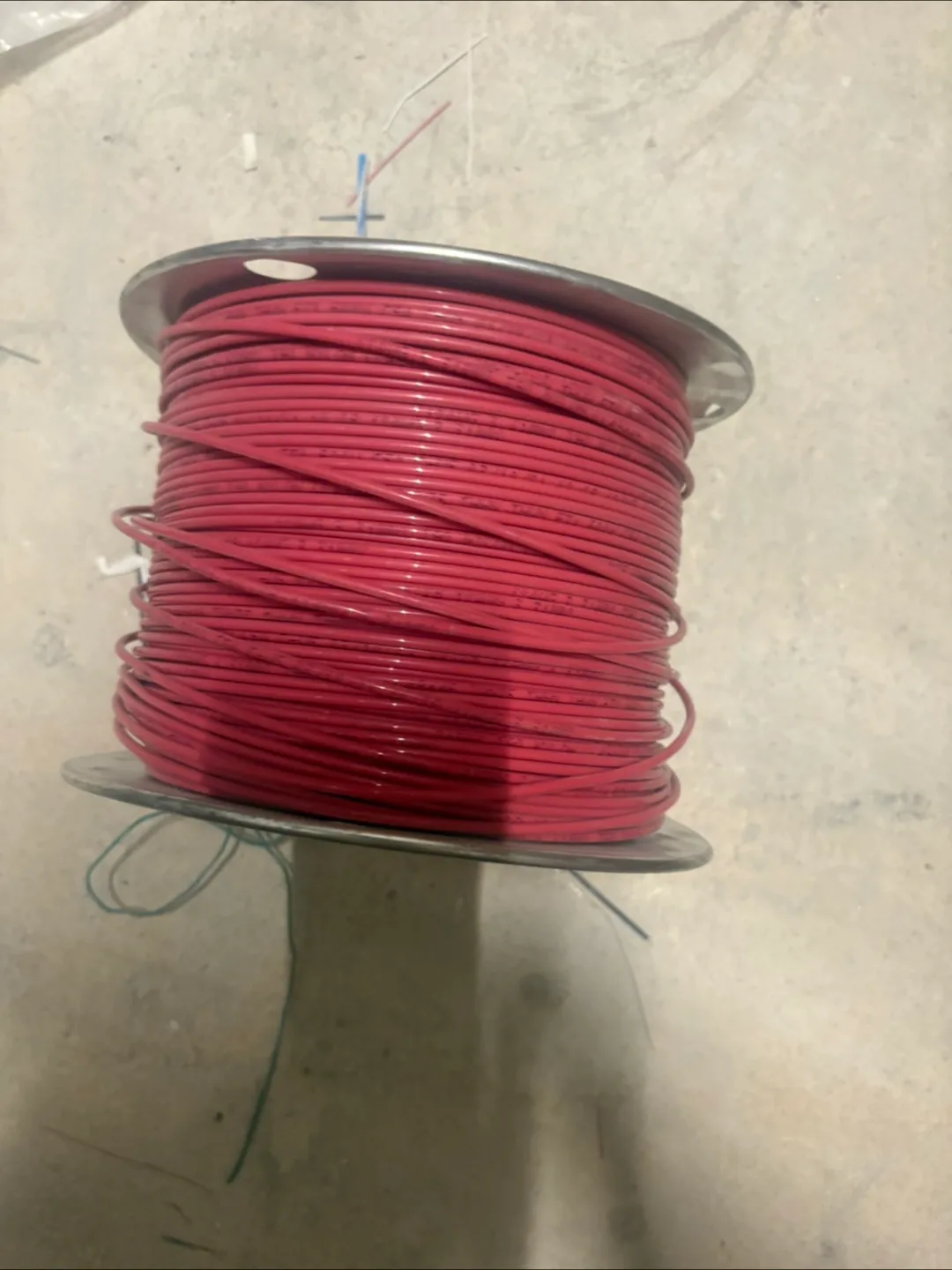 Red Electrical Wire Spool thumbnail