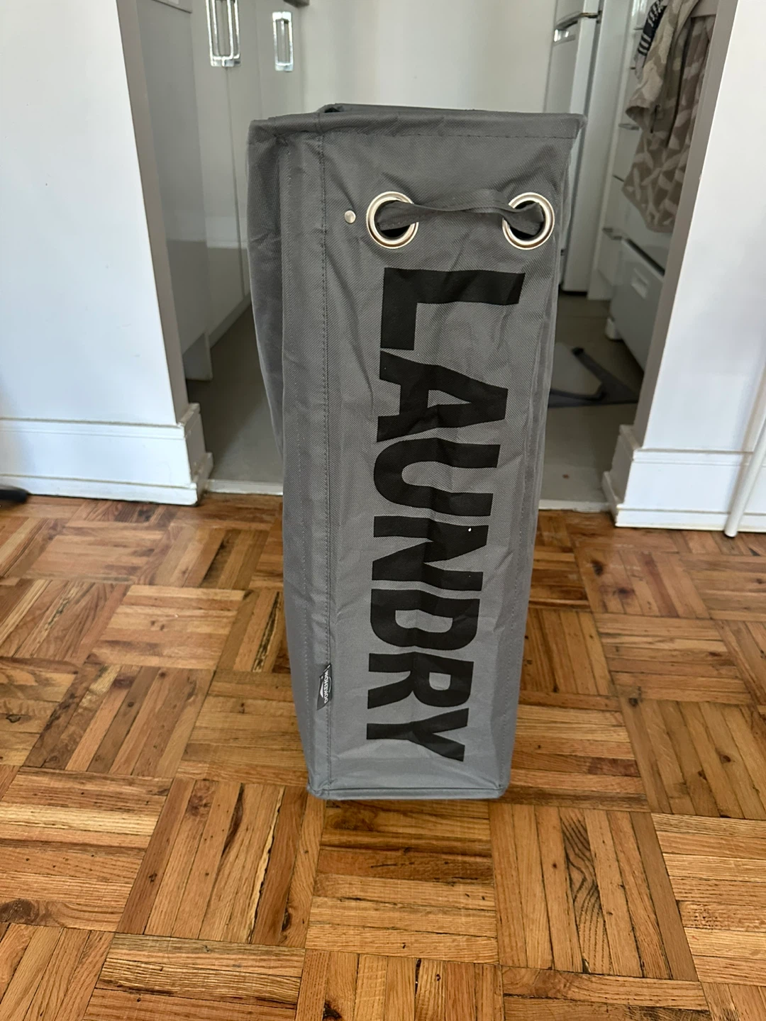 Grey Laundry Basket - photo 2