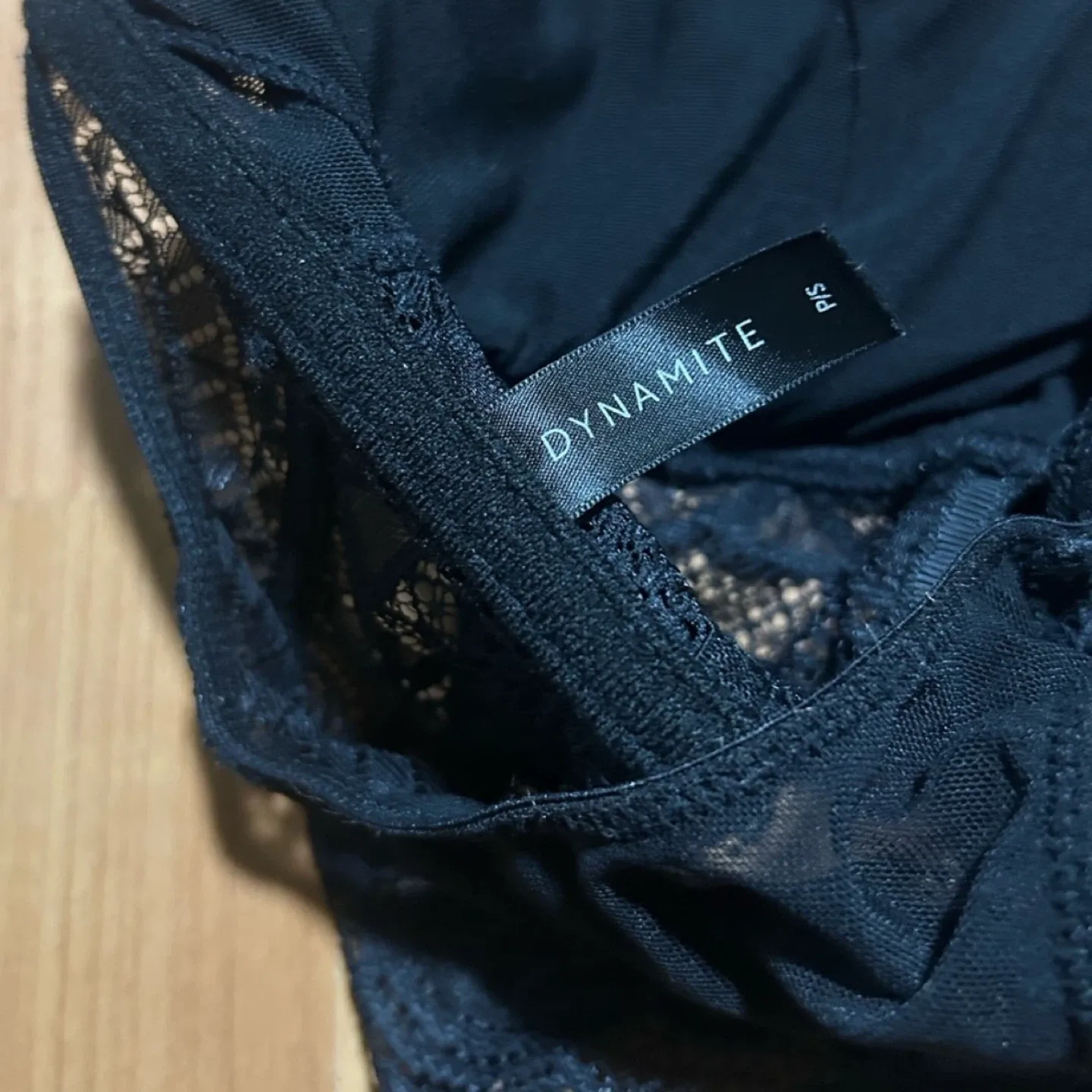 Dynamite Black Lace Bralette - Size S image indicator(3)