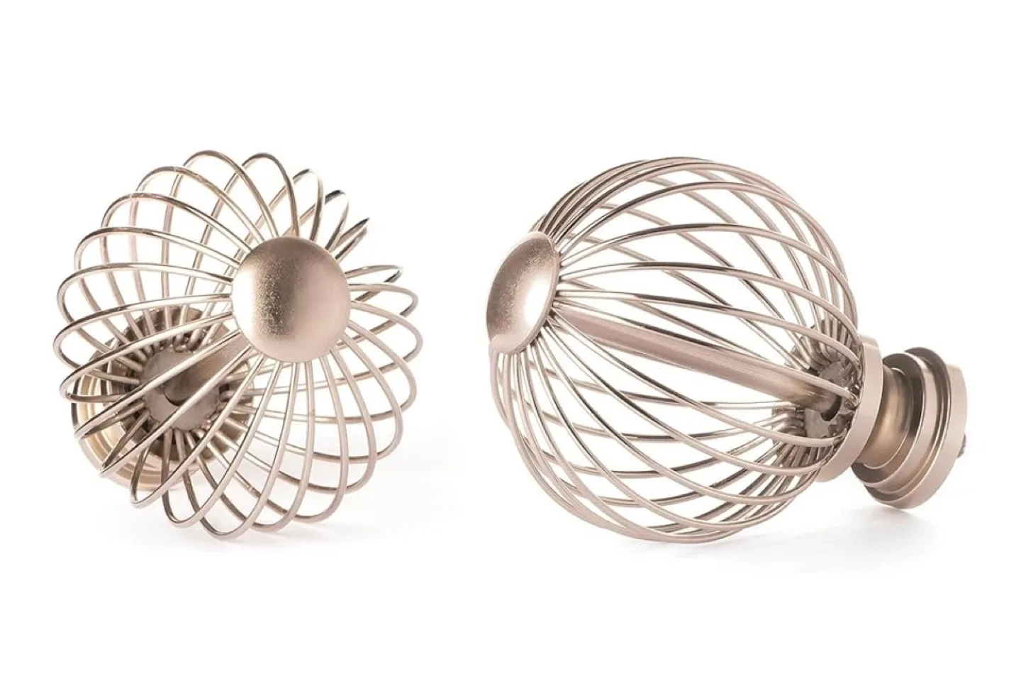 Umbra Cappa Cage Curtain Rod - Nickel Finish image indicator(4)