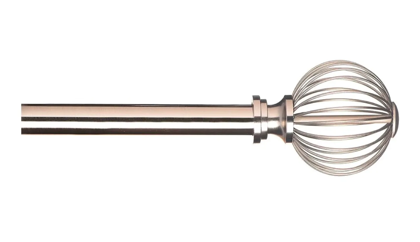 Umbra Cappa Cage Curtain Rod - Nickel Finish image indicator(2)