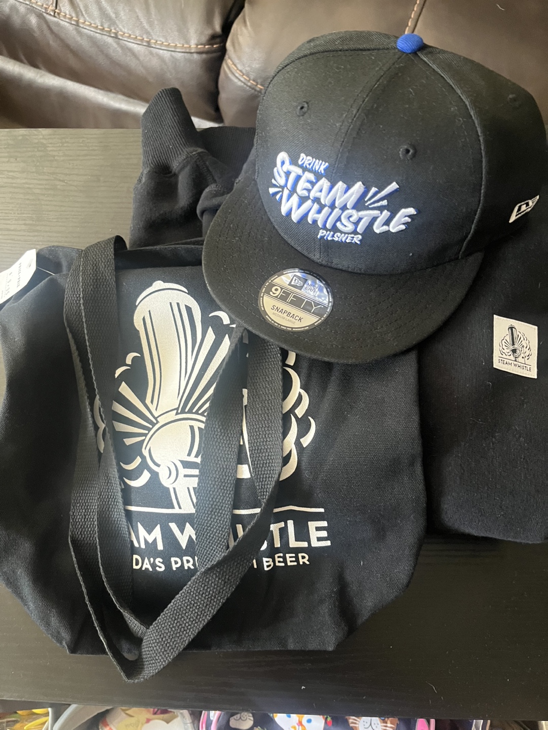 BNWT Steam Whistle Hat, Tote Bag & Redwood Classics Sweater