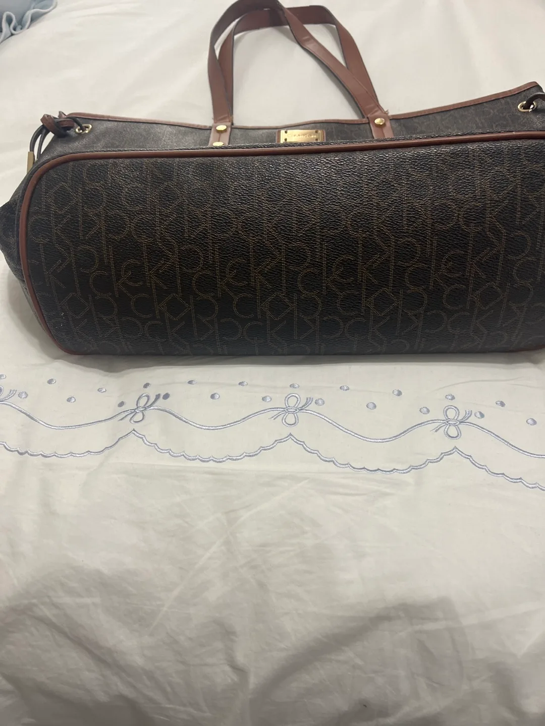 Calvin Klein Brown Tote Bag image indicator(3)