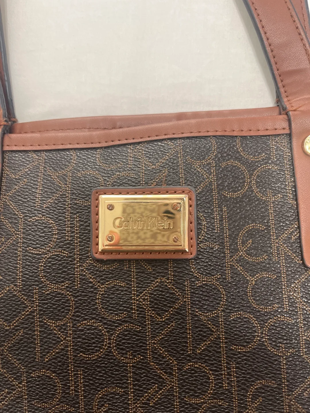Calvin Klein Brown Tote Bag image indicator(2)