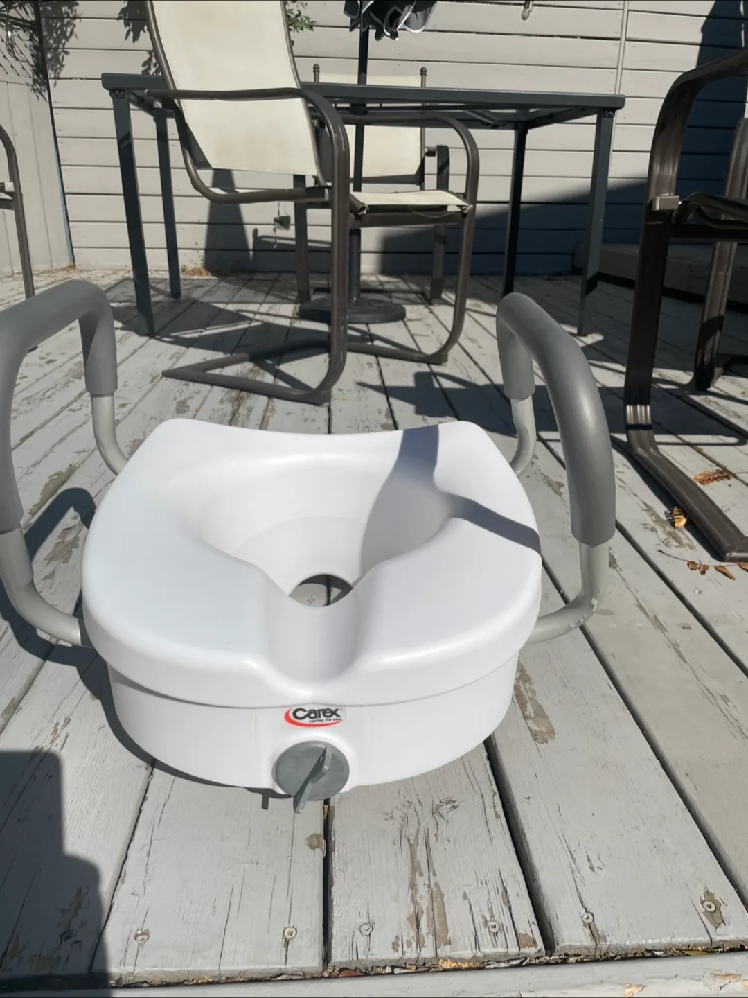 Carex Toilet Seat Riser with Handles thumbnail