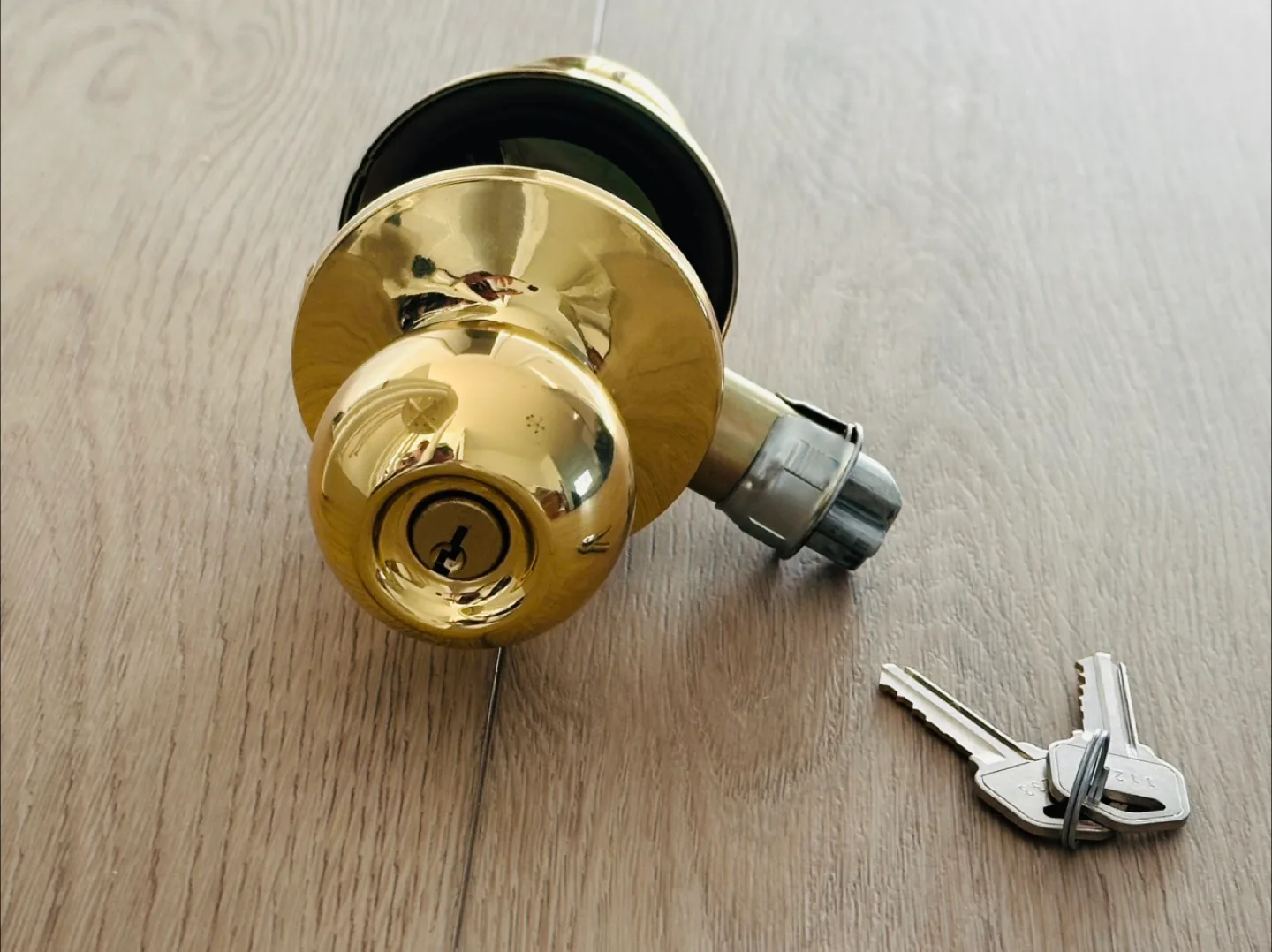 Door Knob with Keys