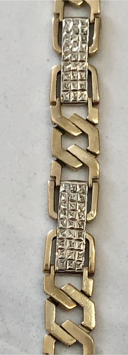 LXG 10K yellow and white Gold Bracelet - photo 2