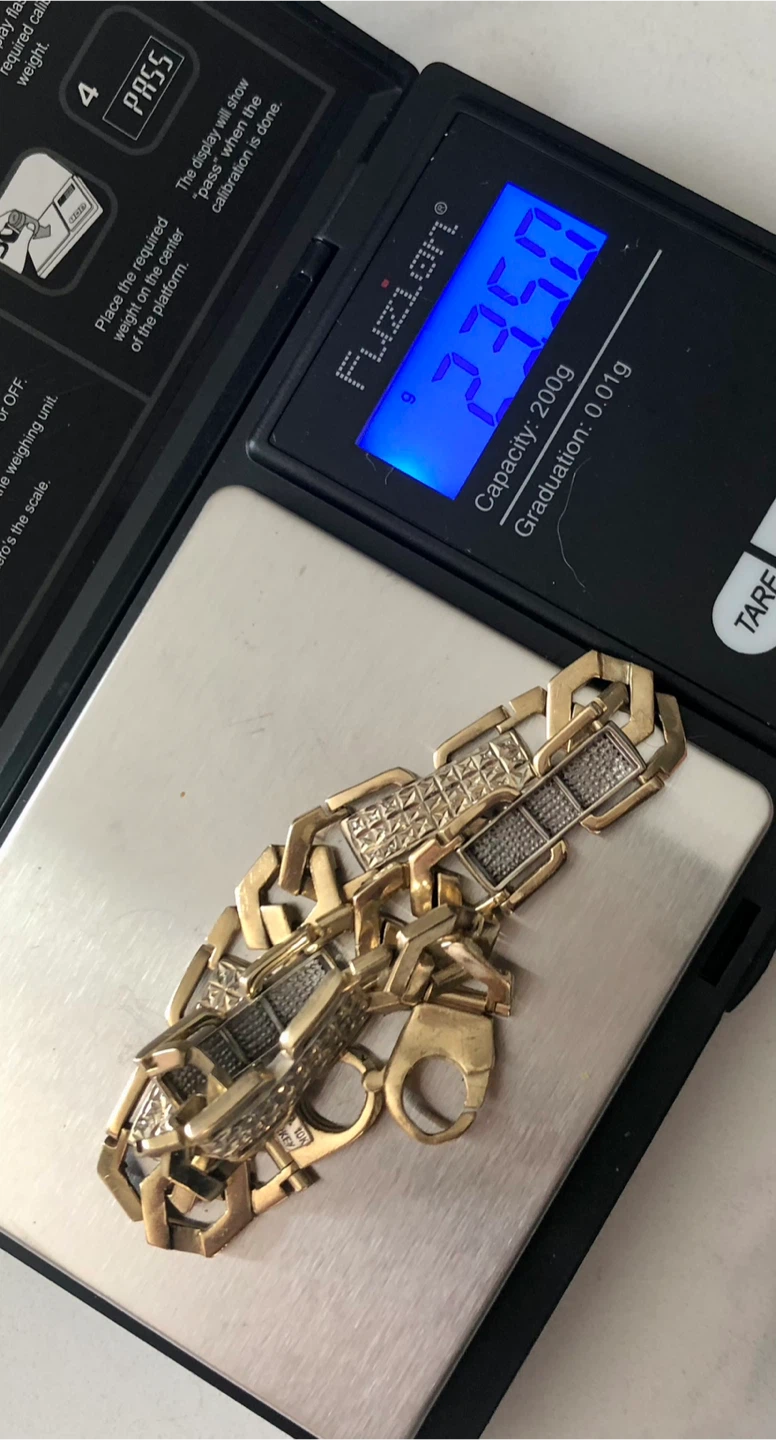 LXG 10K yellow and white Gold Bracelet - photo 4