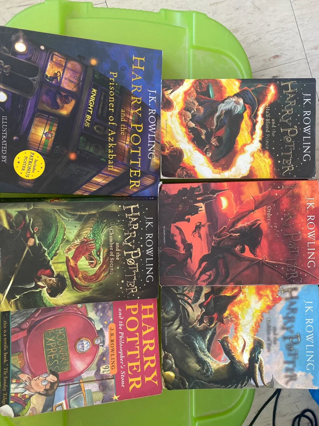 Harry Potter Book Set by J.K. Rowling