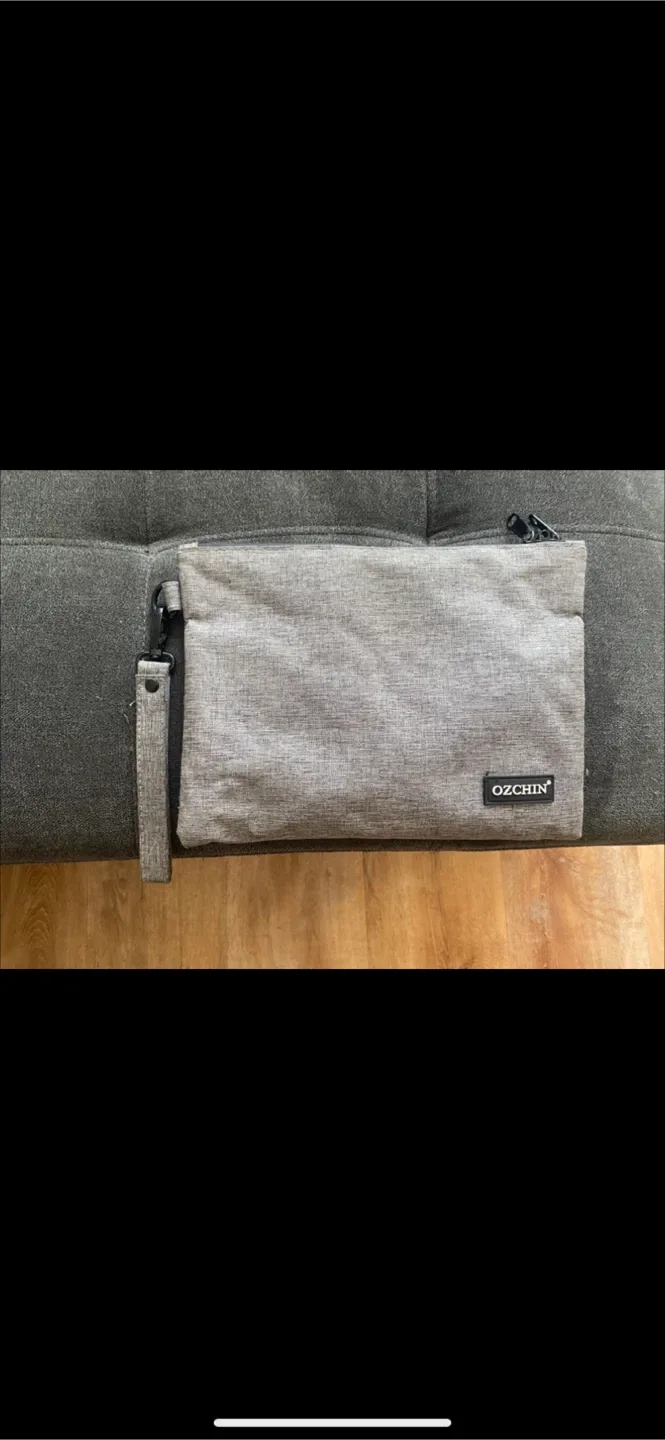 OZCHIN Gray Wristlet Bag thumbnail