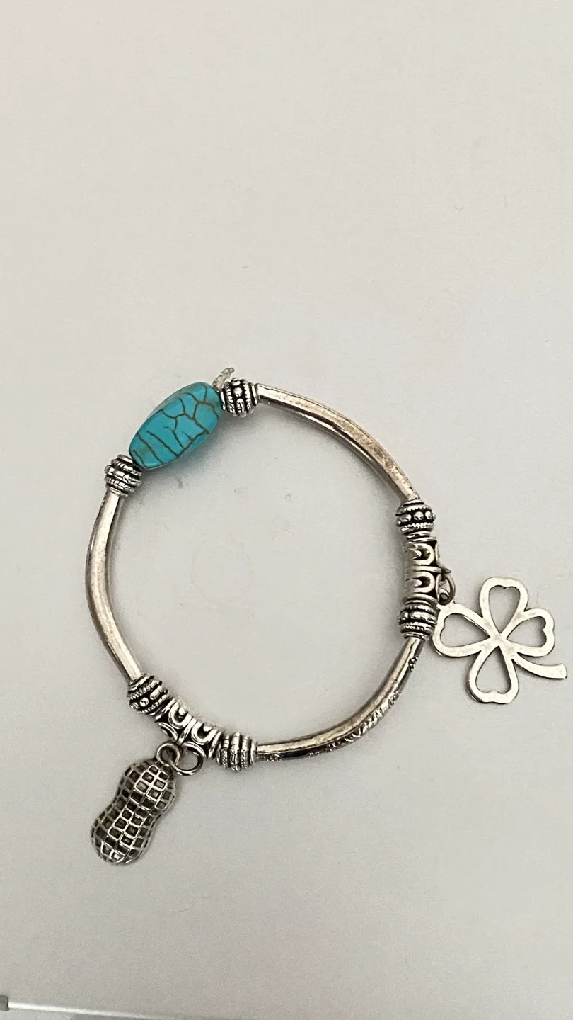 Silver-tone Bracelet with Charms thumbnail