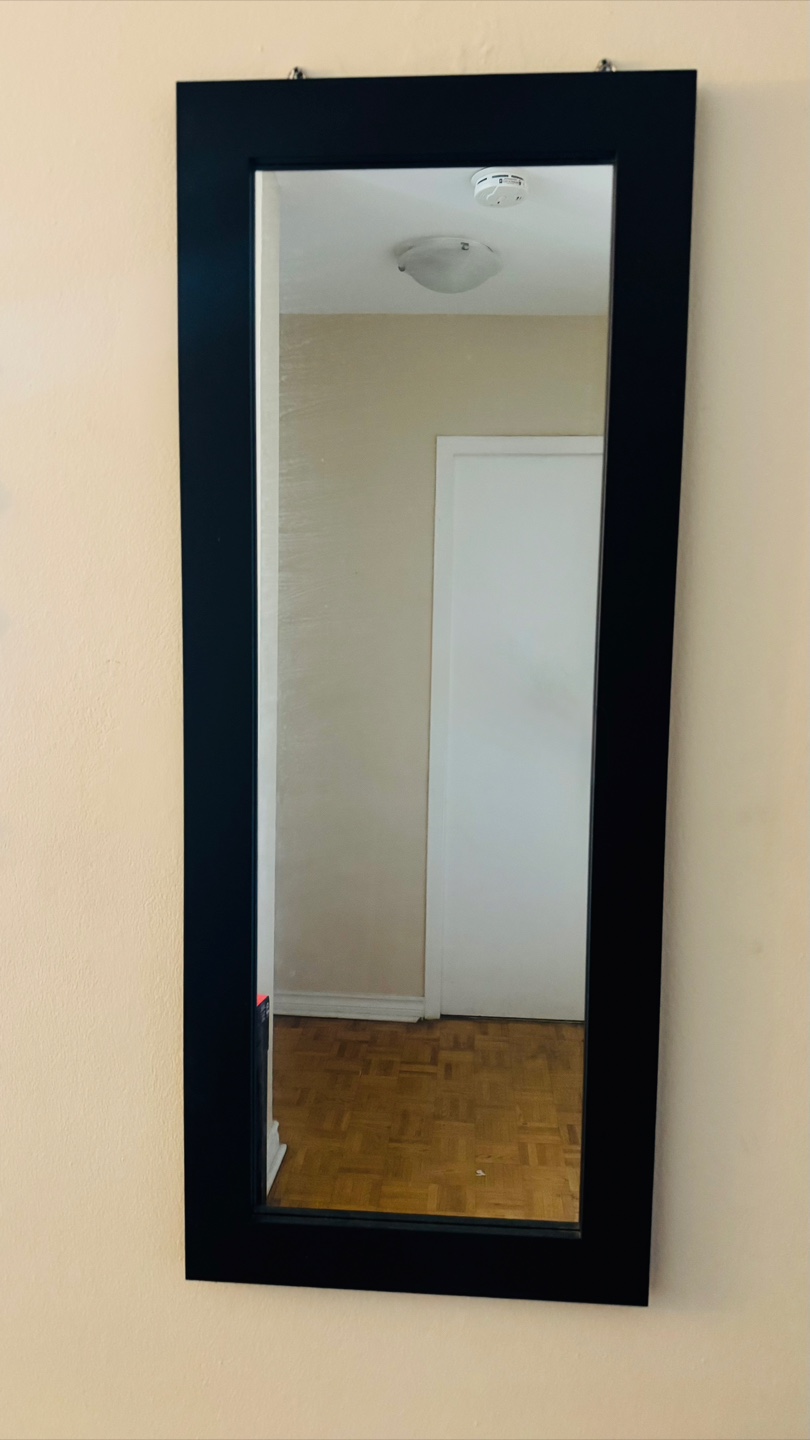 Black Framed Wall Mirror
