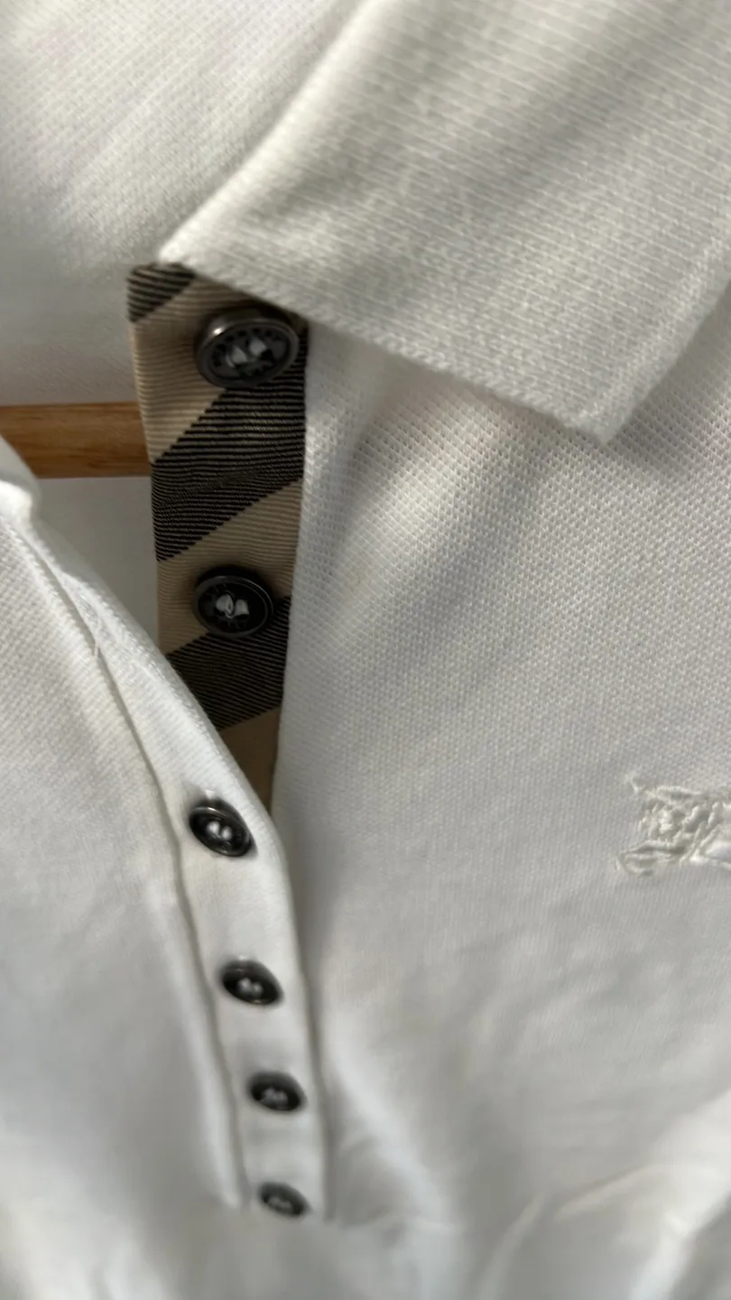 Burberry Brit White Polo Shirt - Size XS image indicator(4)