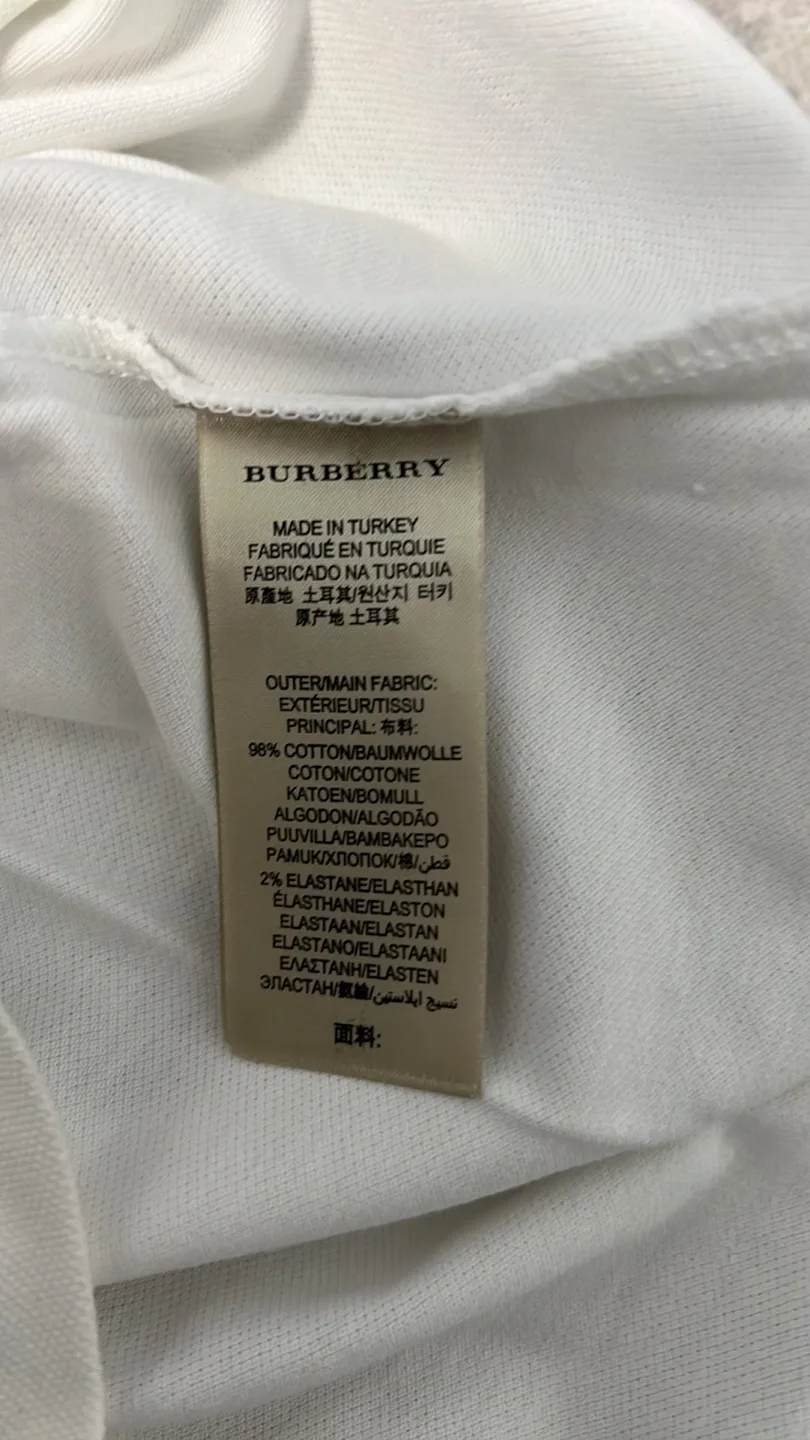 Burberry Brit White Polo Shirt - Size XS image indicator(5)