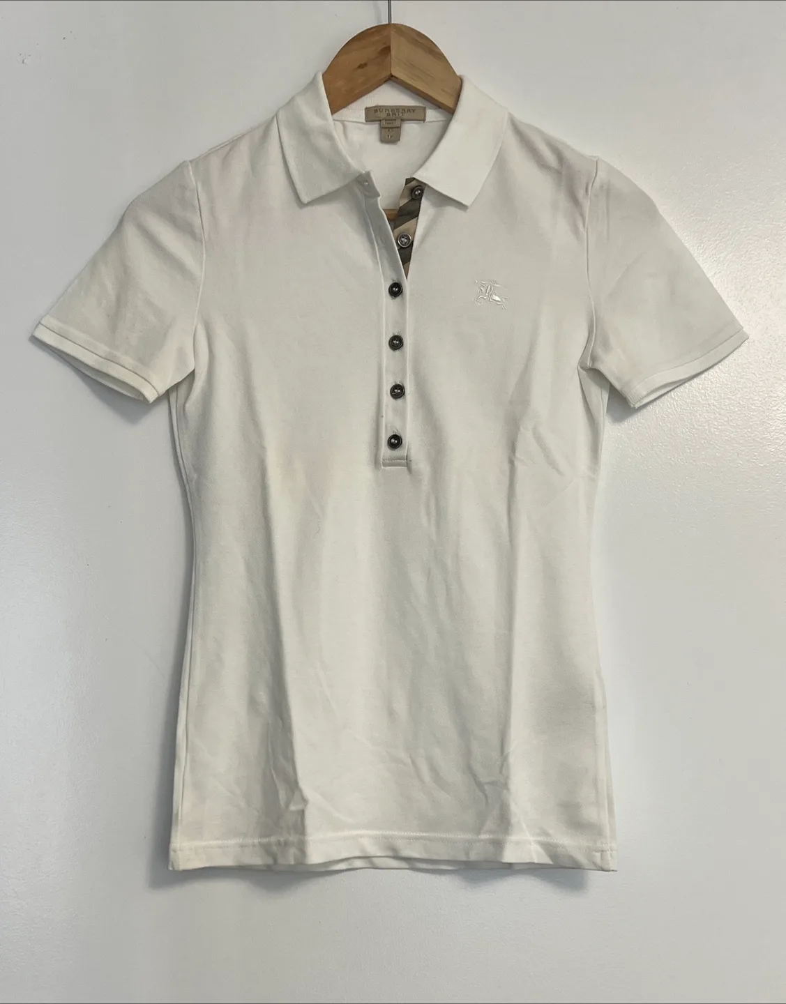 Burberry Brit White Polo Shirt - Size XS thumbnail