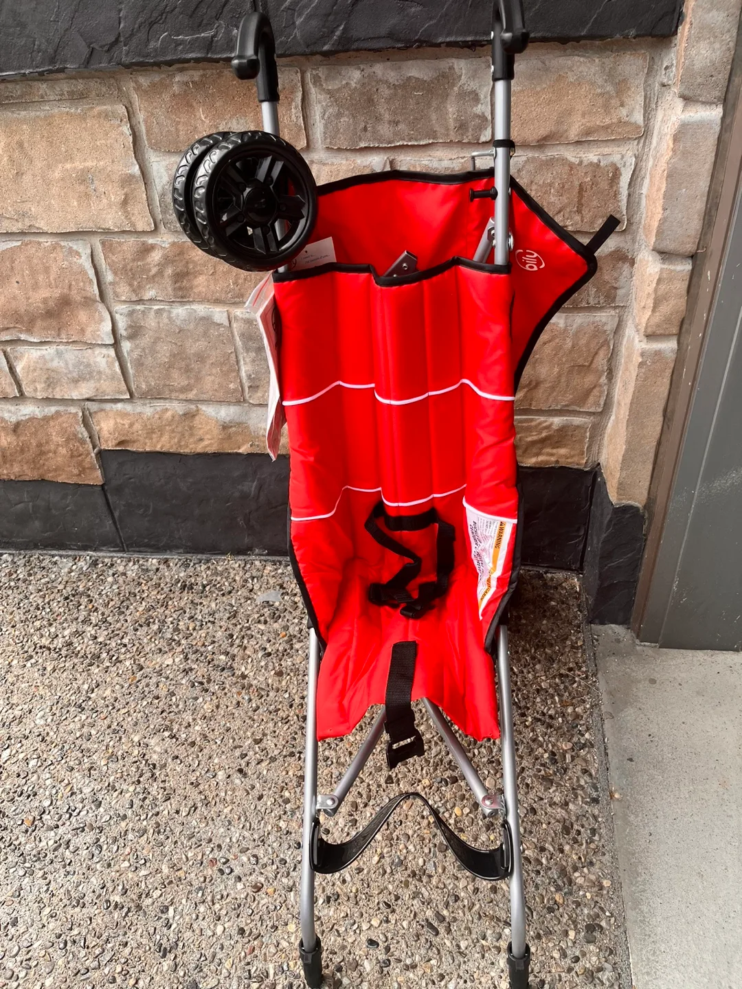 Brand New Bily Deluxe Umbrella Stroller - Red image indicator(3)