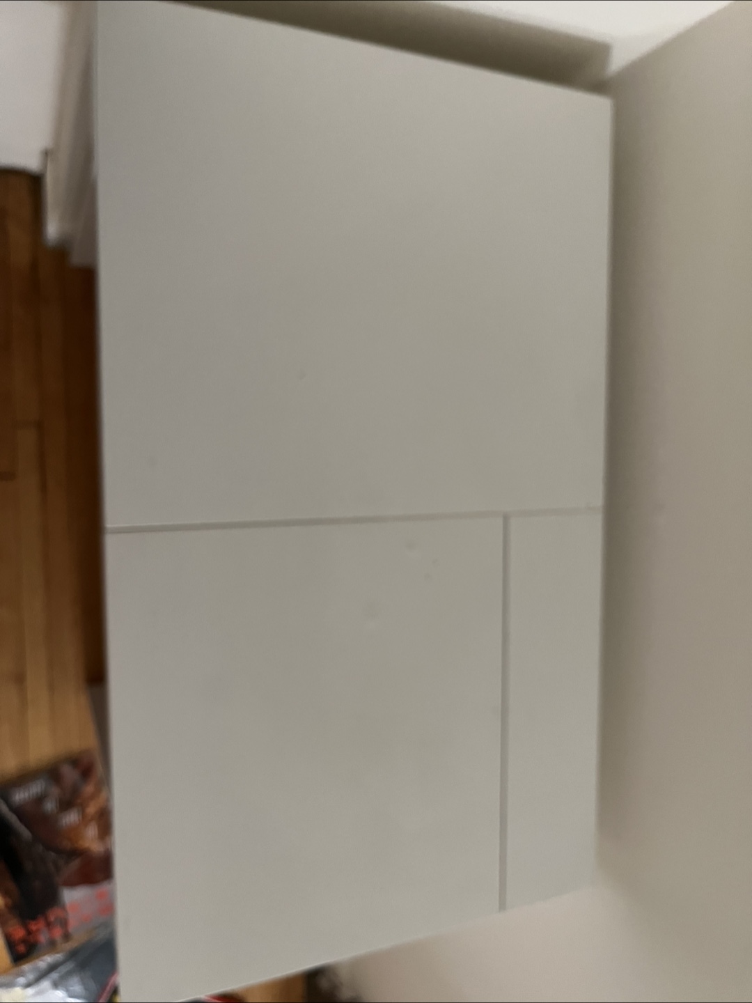 White Vanity Desk with Mirror - photo 3