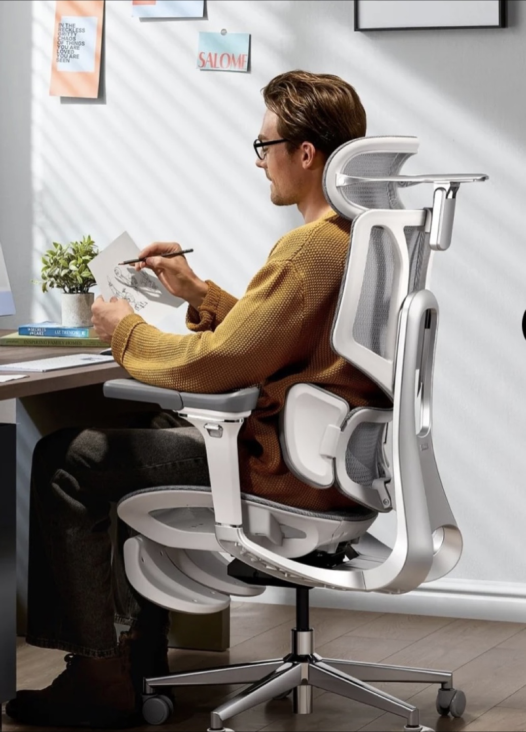 HBADA Ergonomic Office Chair - Gray