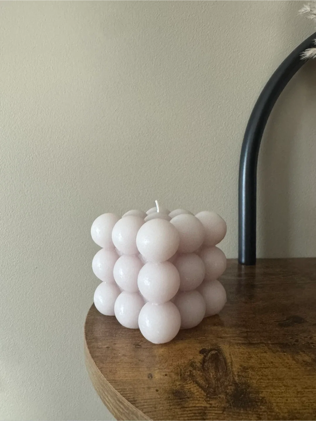 Bubble Cube Candle - Pink thumbnail