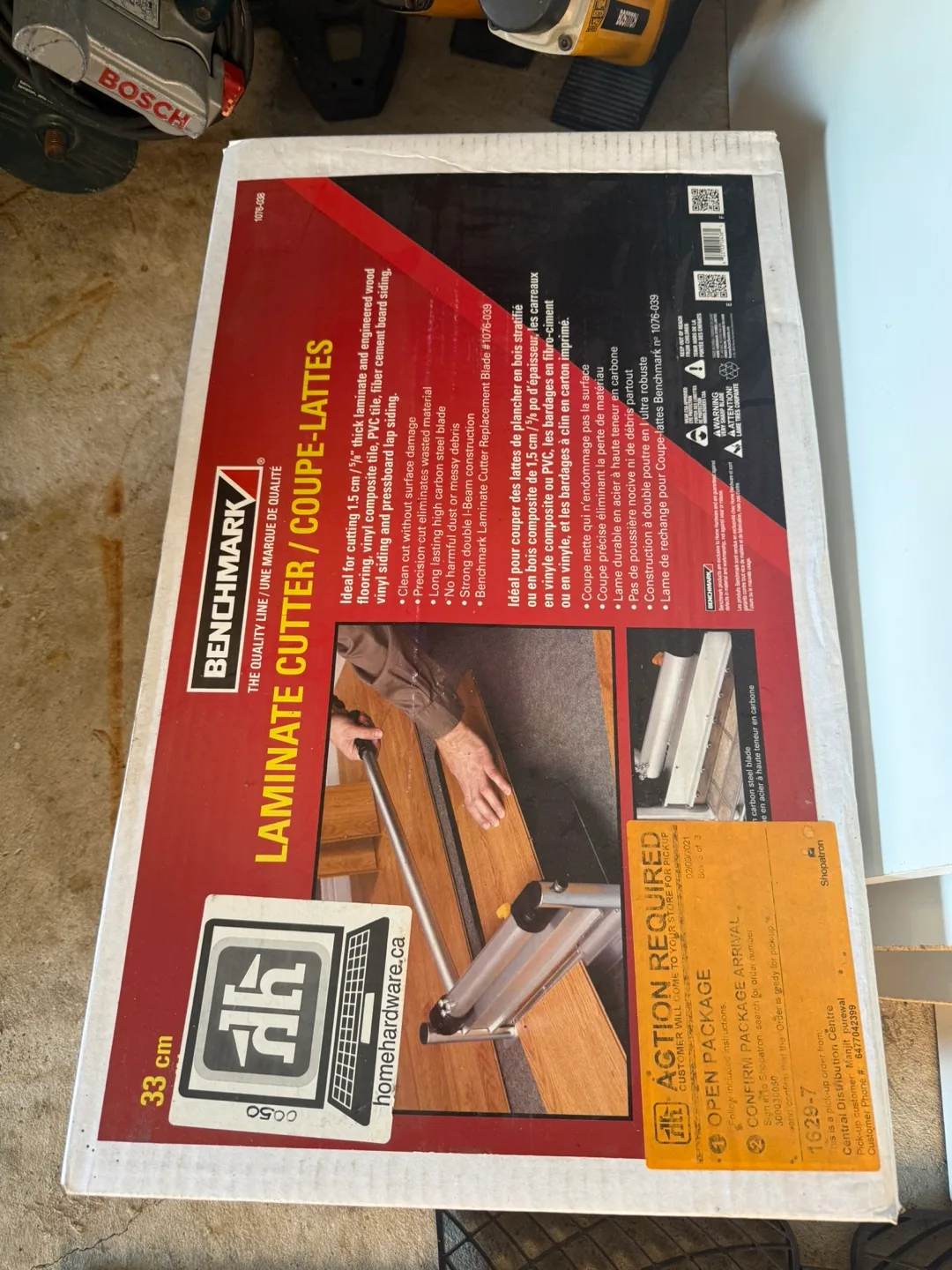 Benchmark Laminate Cutter / Coupe-Lattes image indicator(2)