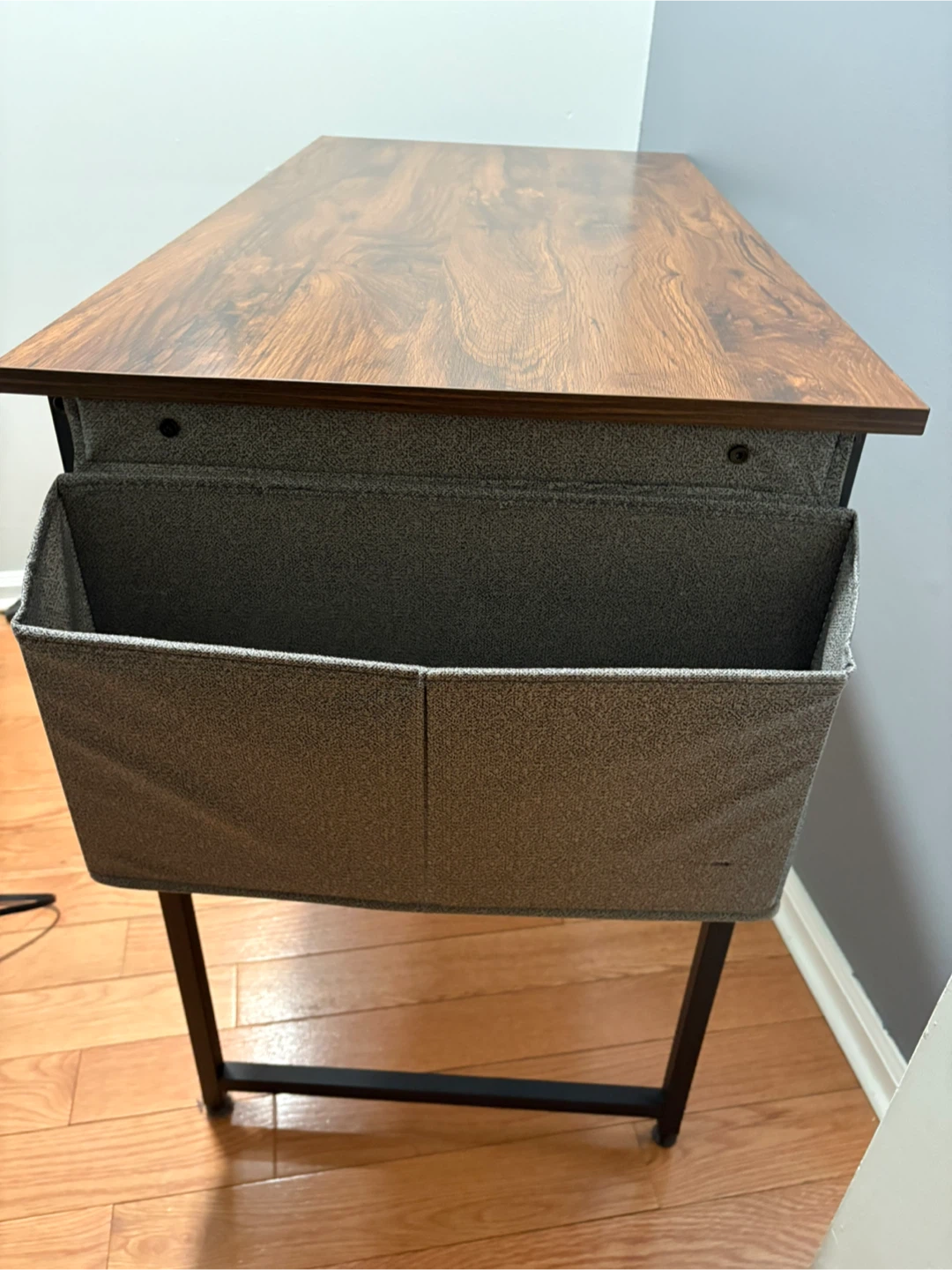 Wood & Metal Desk with Storage - photo 2