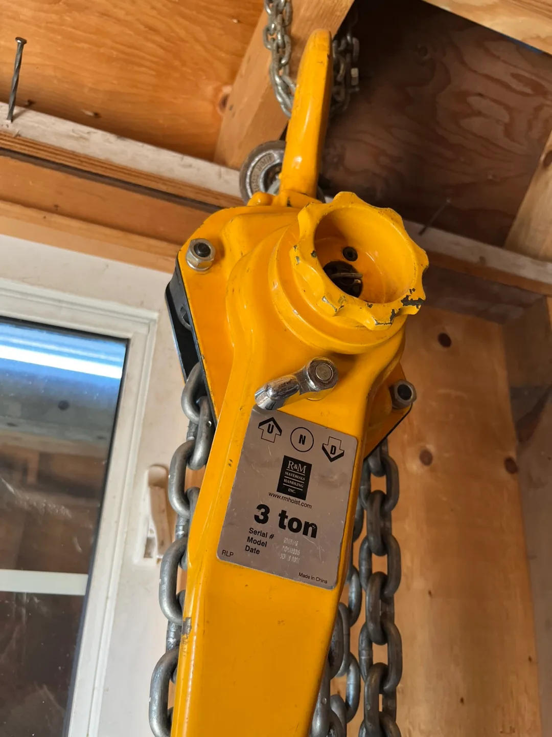 R&M 3 Ton Chain Hoist thumbnail