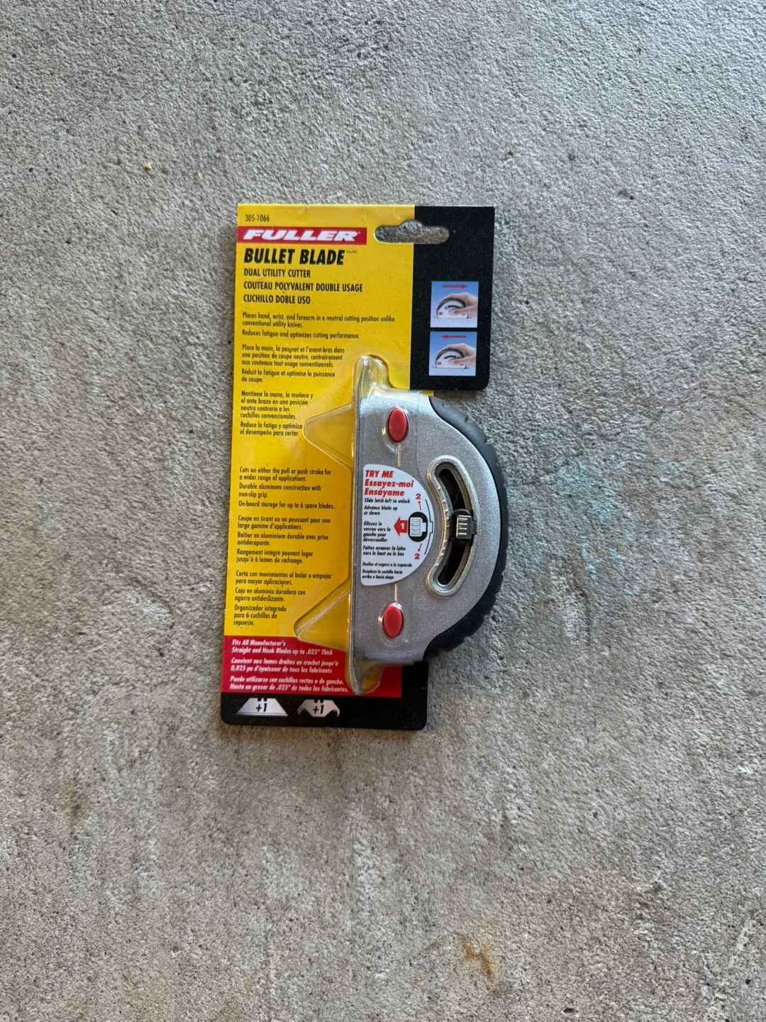 Fuller Bullet Double Usage Utility Cutter