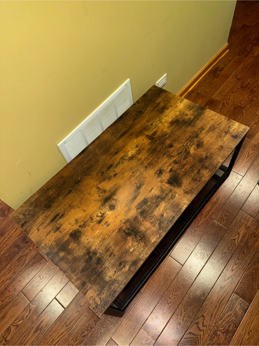 Coffee Table with Shelf - Brown & Black - photo 3