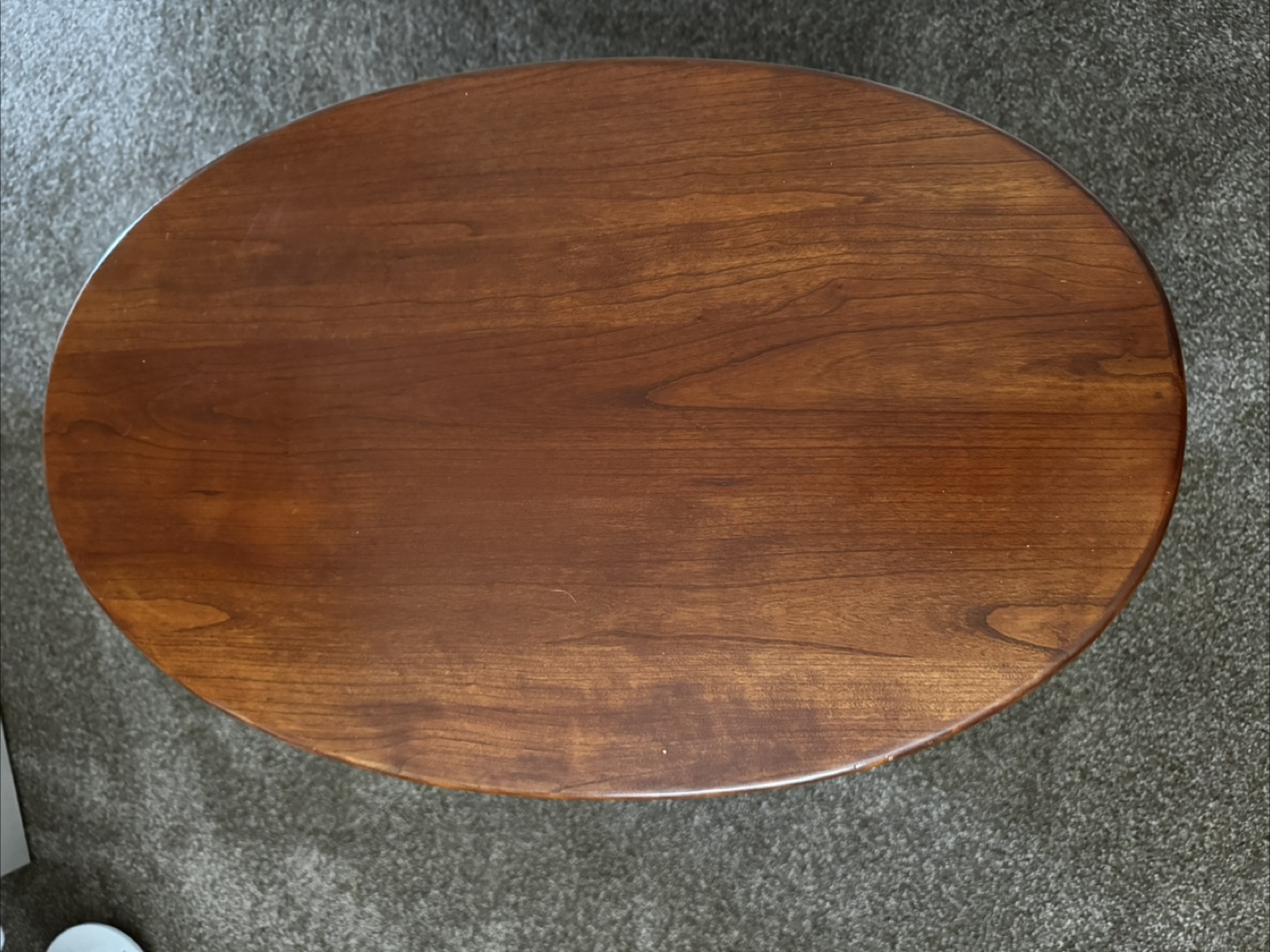 Vintage Magazine Side Table - Brown Wood - photo 4
