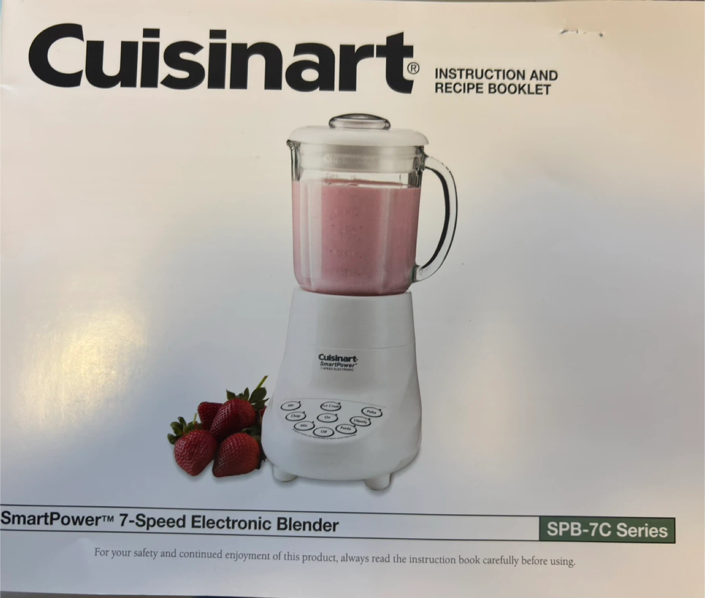 Cuisinart 7 speed blender with glass jar - photo 2