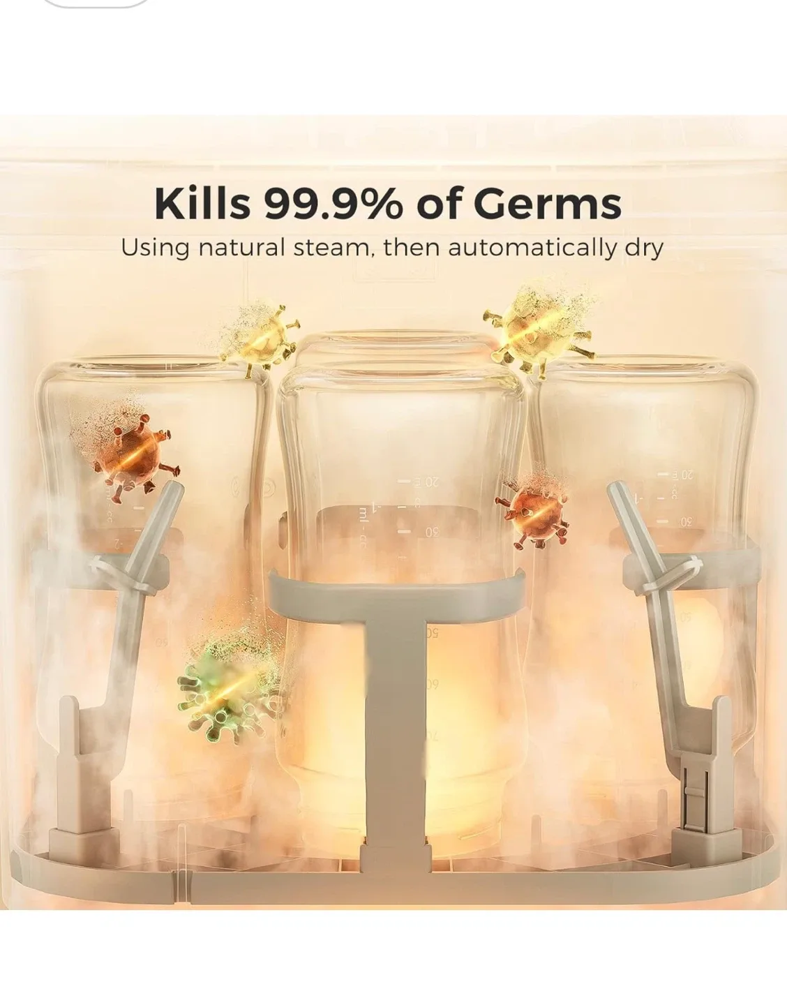 Momcozy Bottle Washer Sterilizer and Dryer image indicator(6)